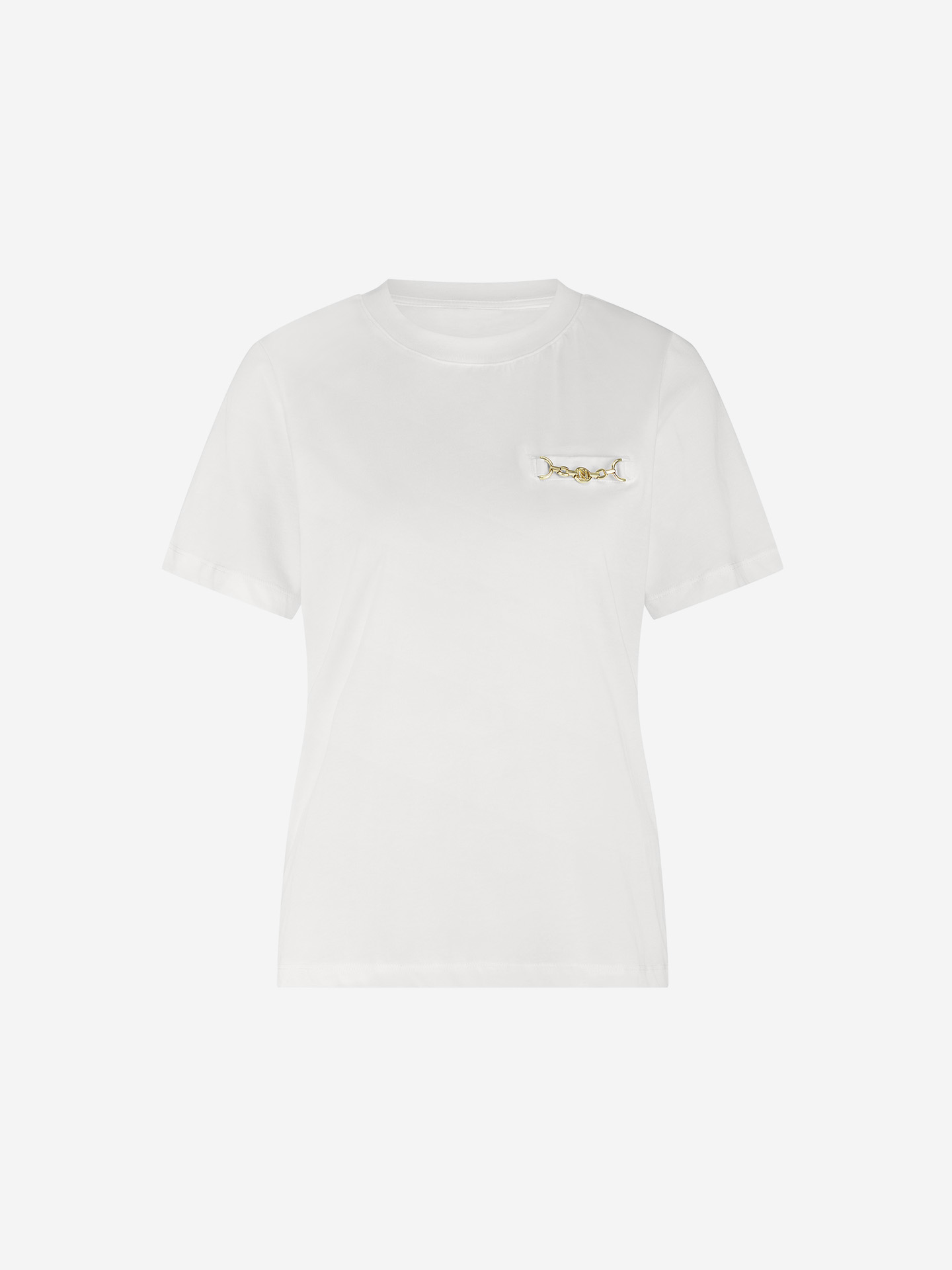 Basic T-shirt with chain detail