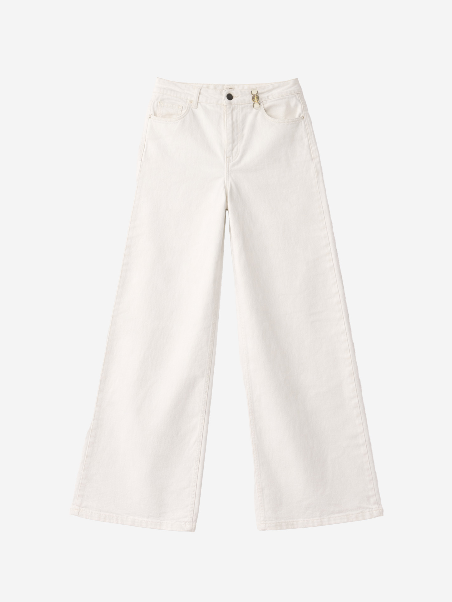 Jeans with hardware detail