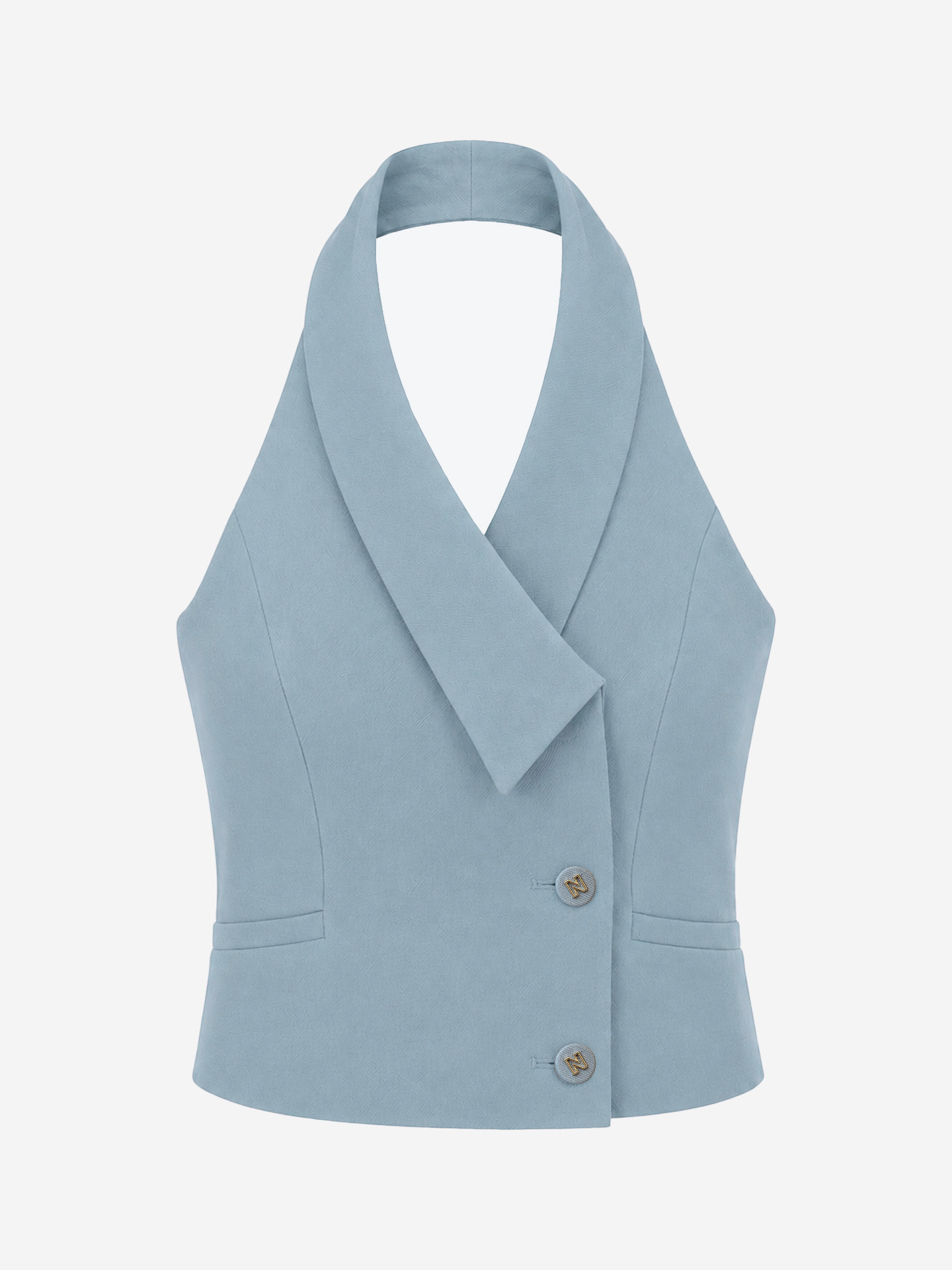 Getailleerde gilet met klassieke tailoring