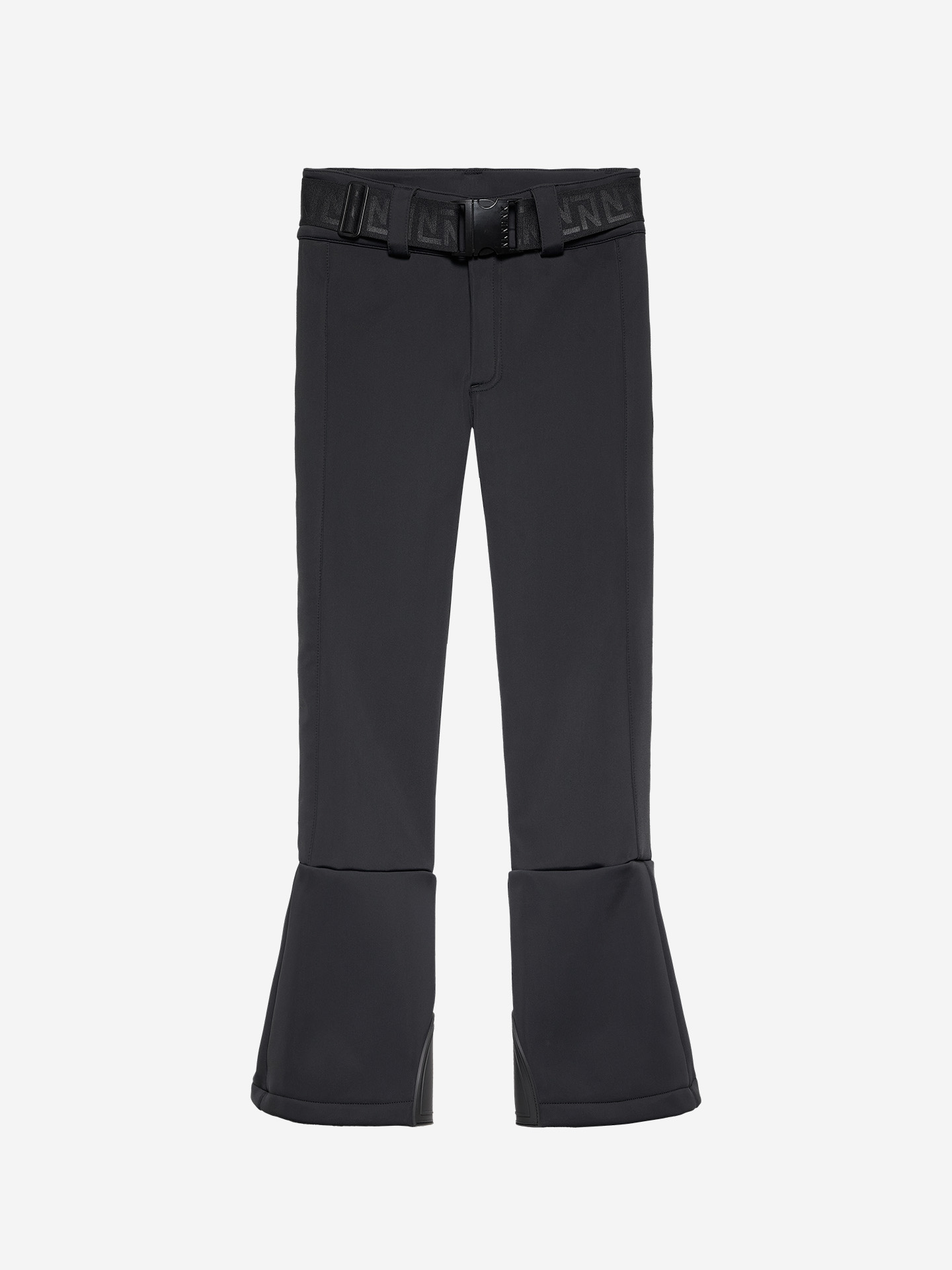 Flared ski pants with belt