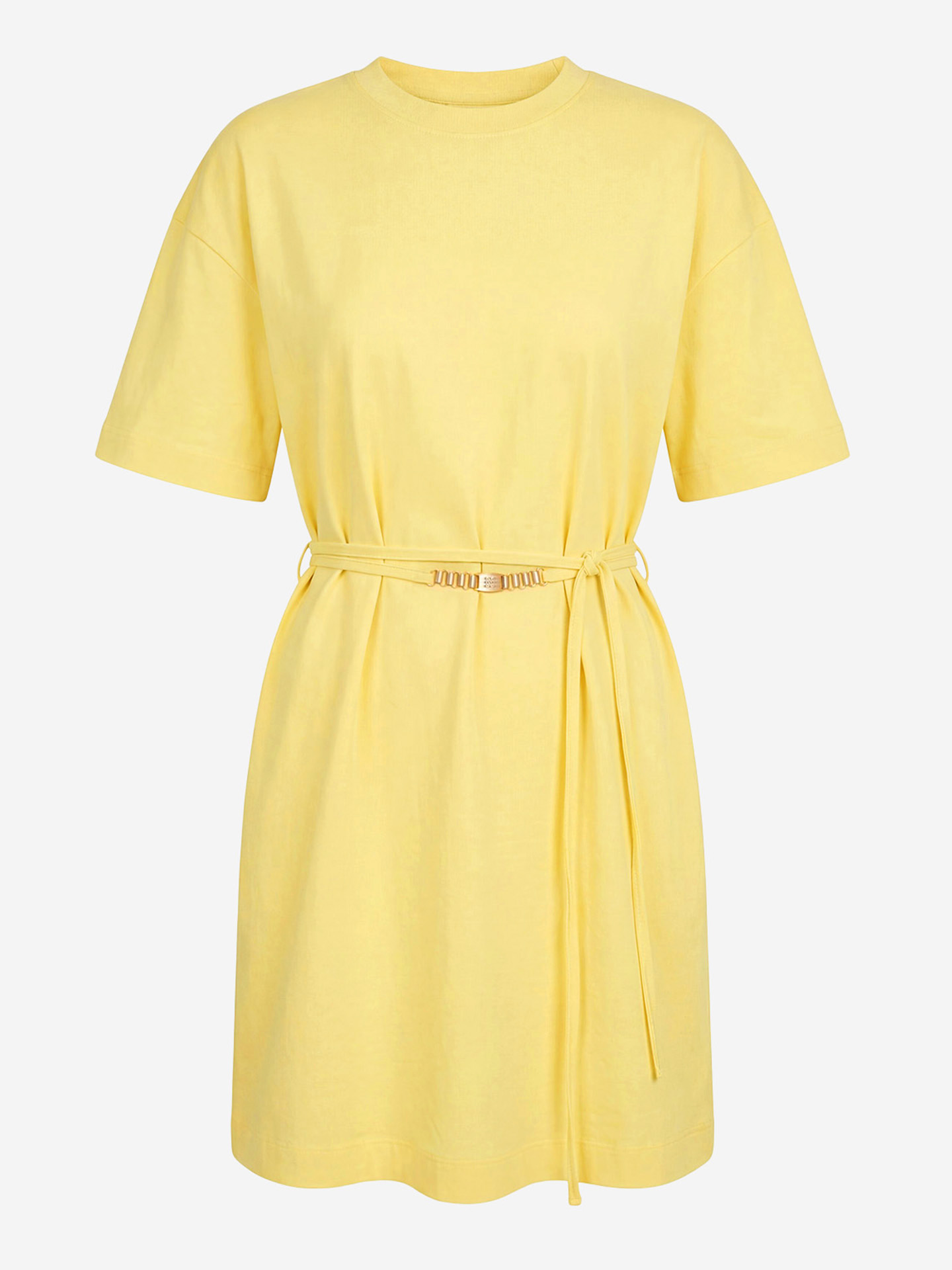 T-shirt jurk met ceintuur