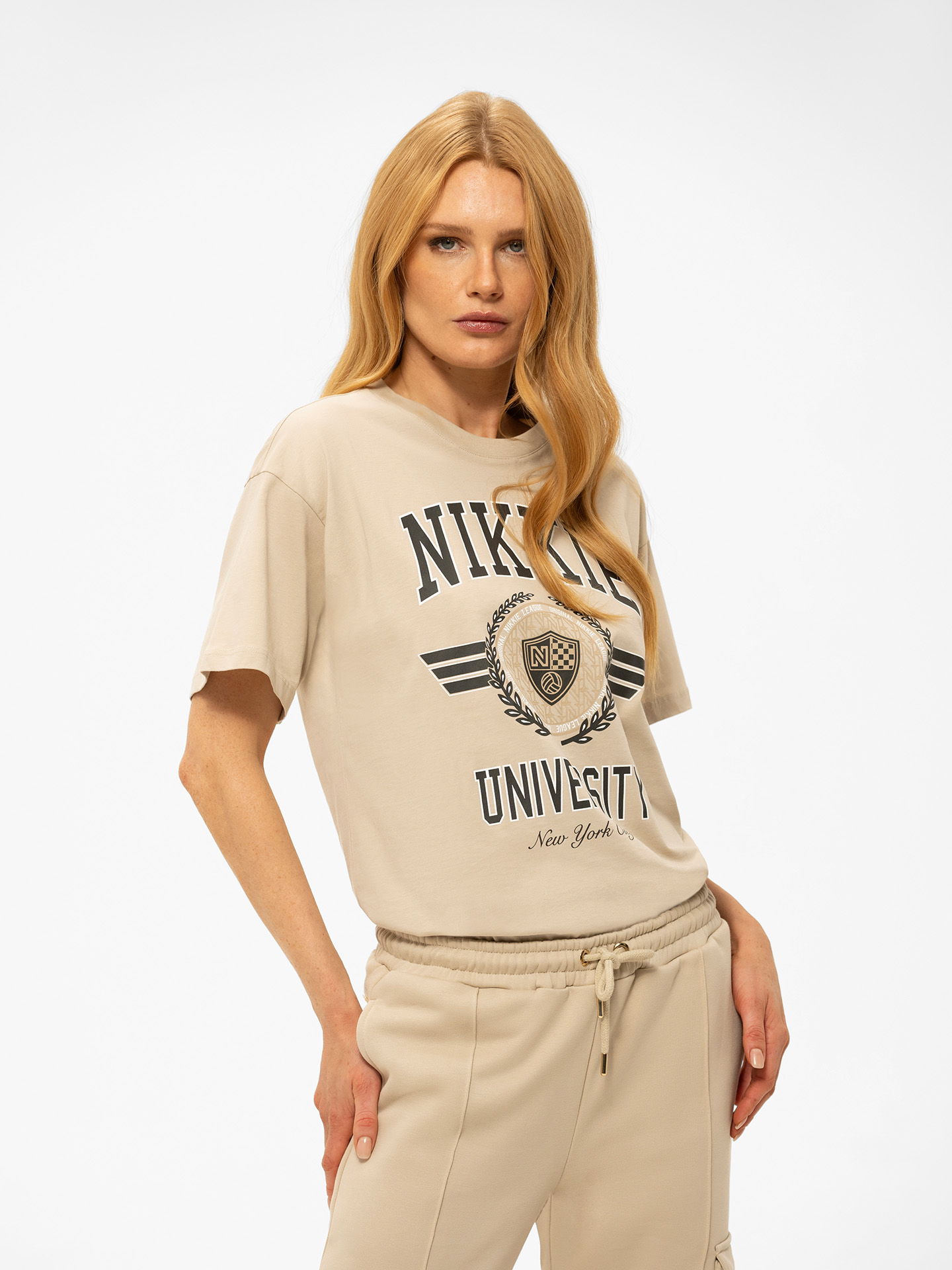 T-shirt with logo print