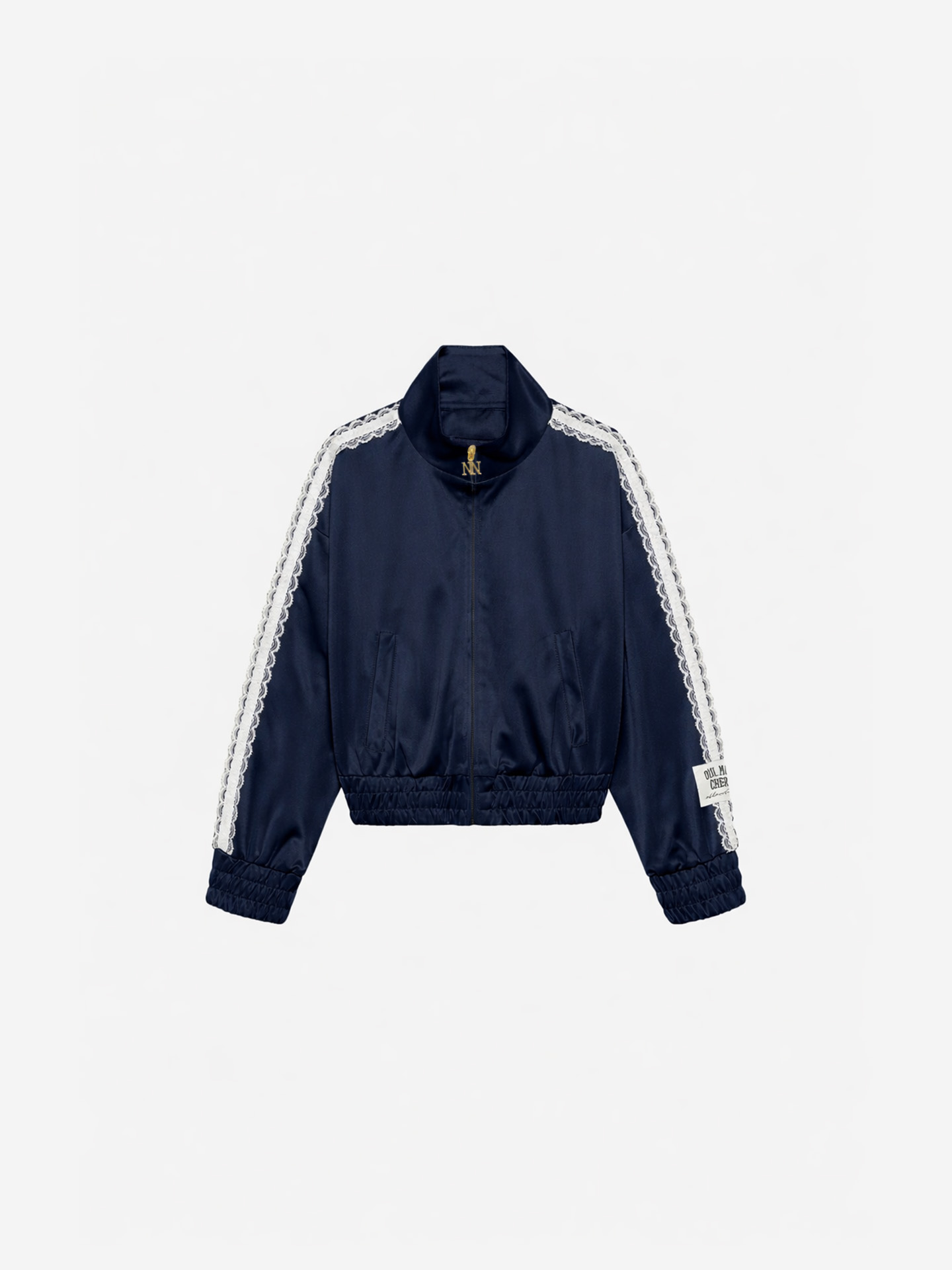 Track jack met kanten bies