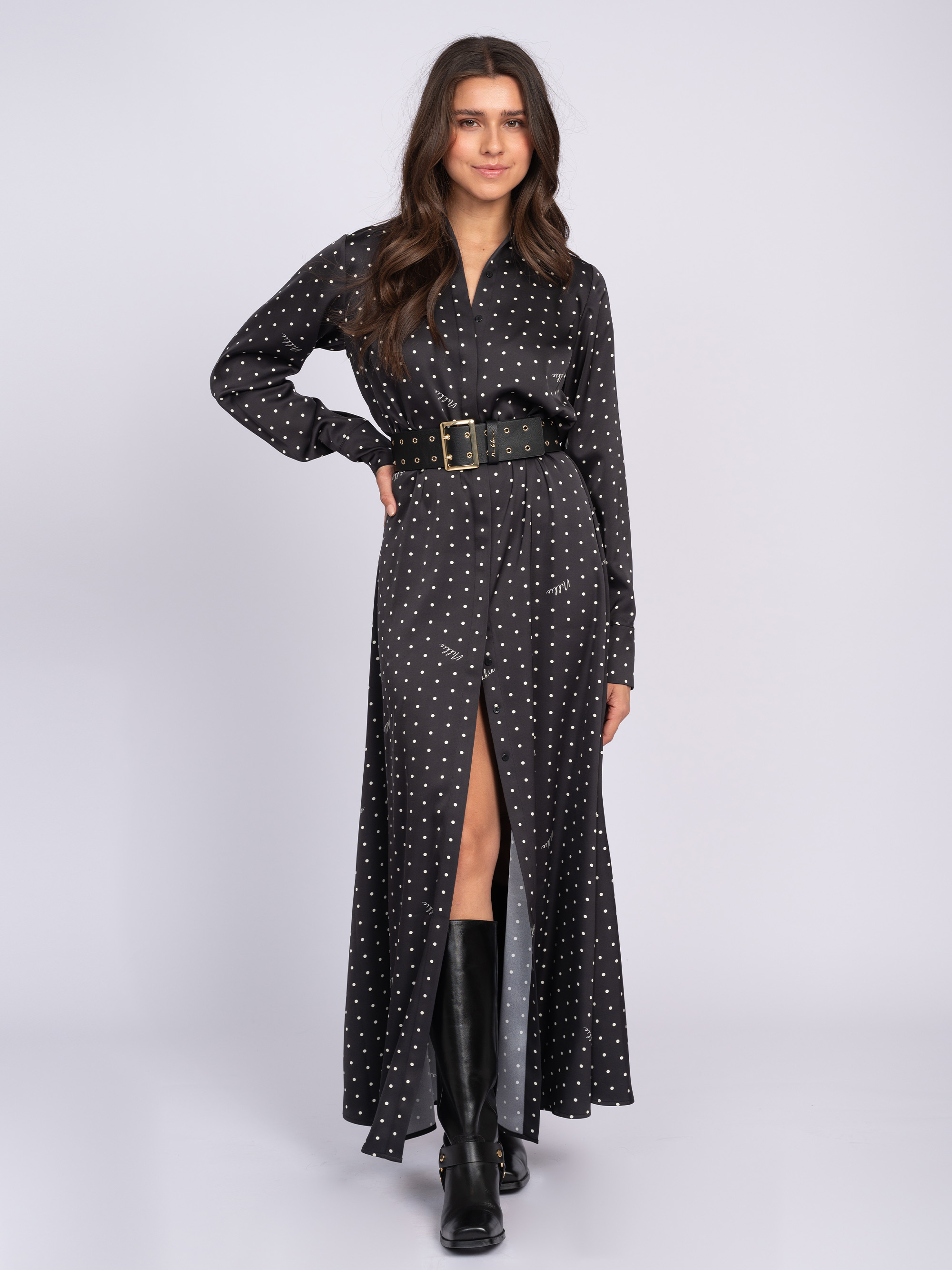 Halych Satin Maxi Dress