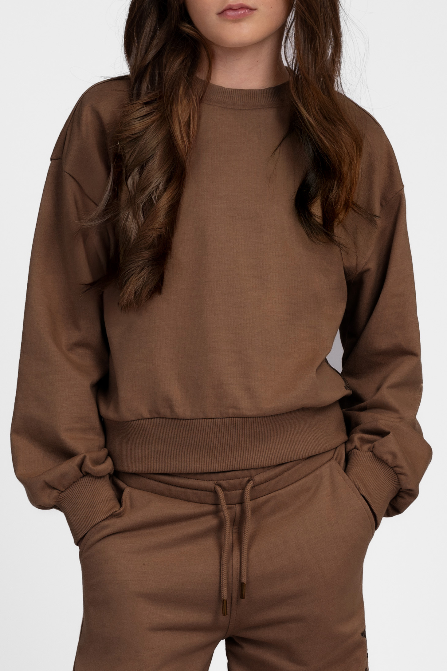 Sweatshirt with embroidered logo
