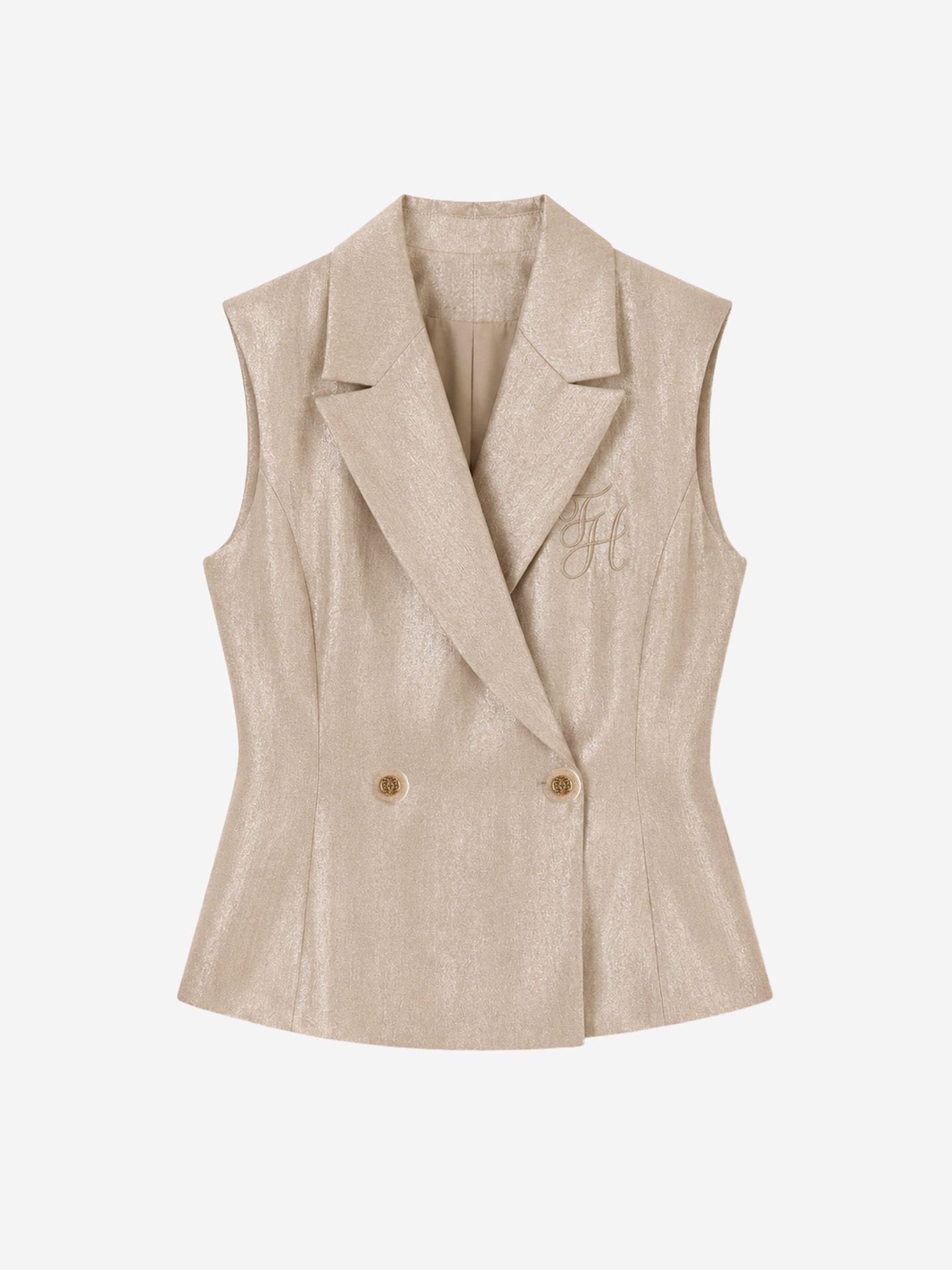 Glanzend gilet