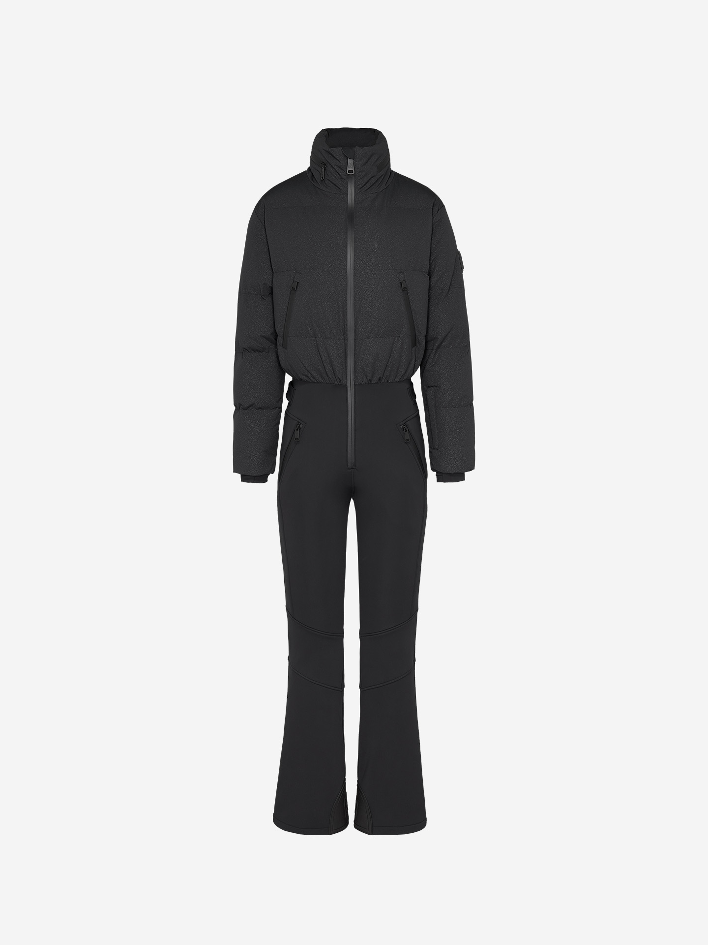 Ski jumpsuit with glitter