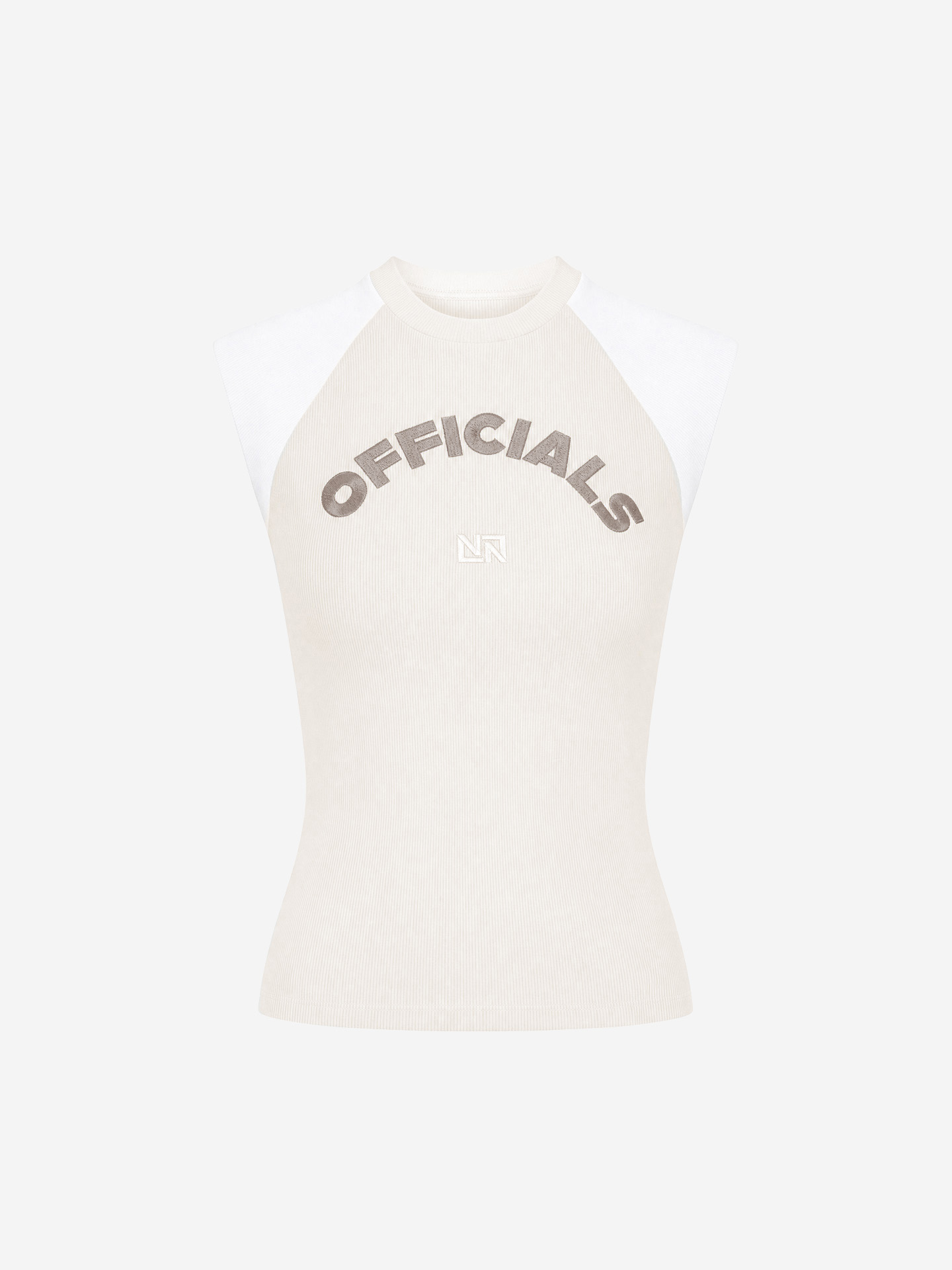 Sleeveless ribbed top