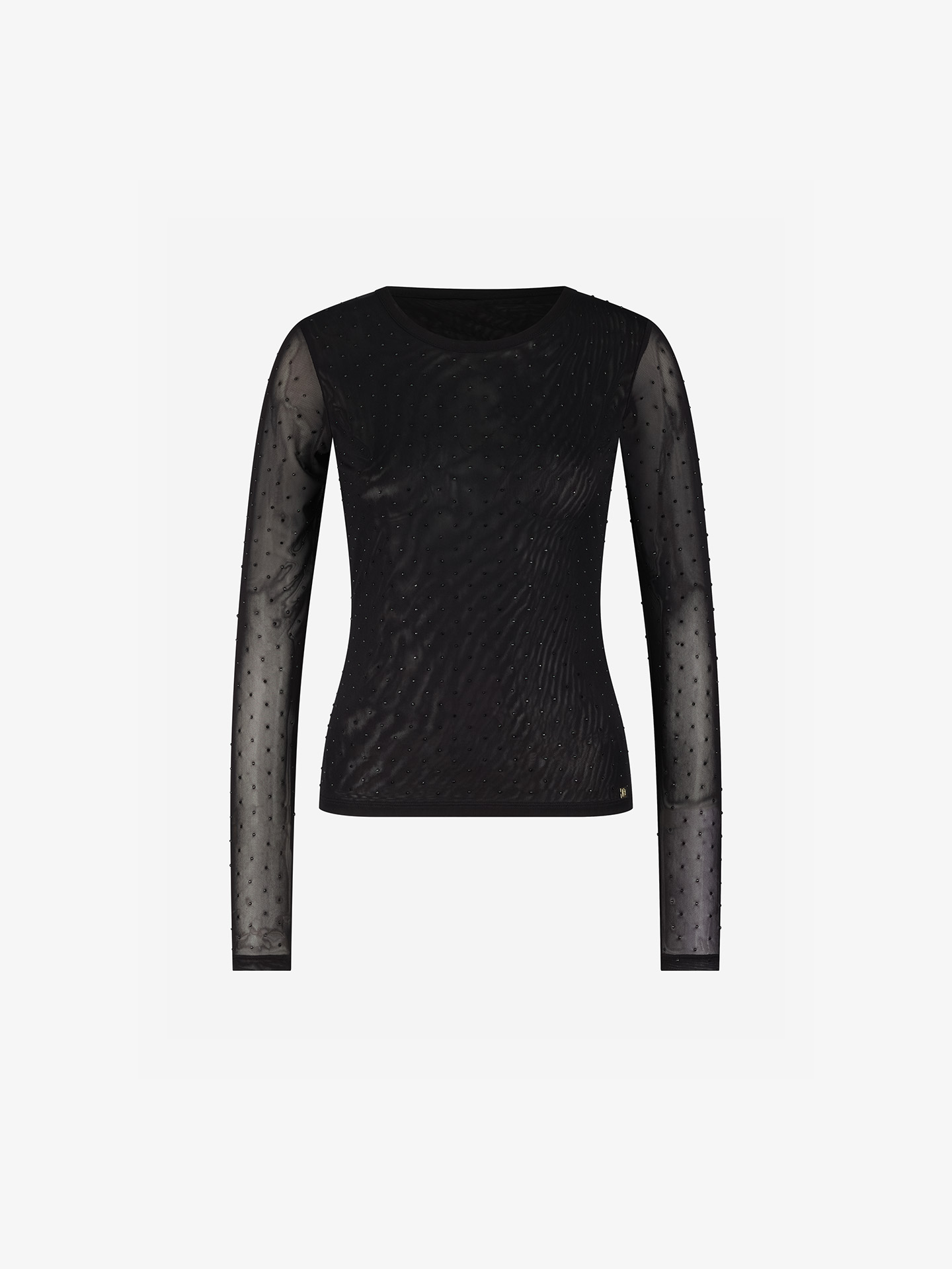 Mesh top with studs