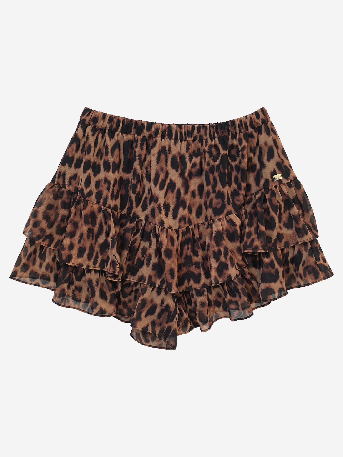Skort met luipaardprint