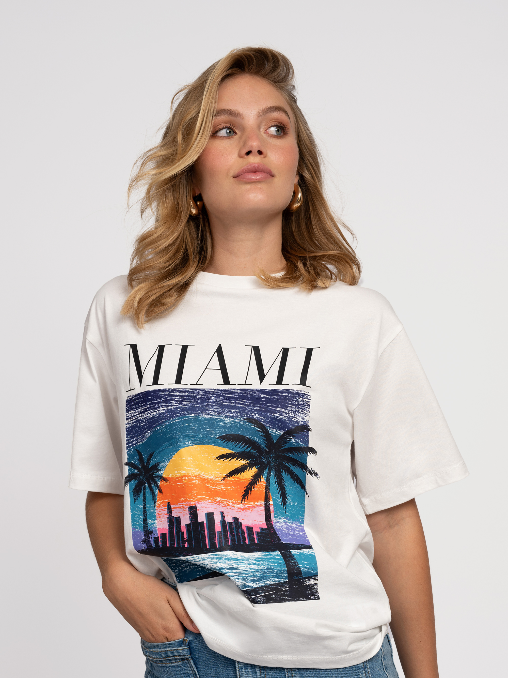 T-shirt met grafische opdruk