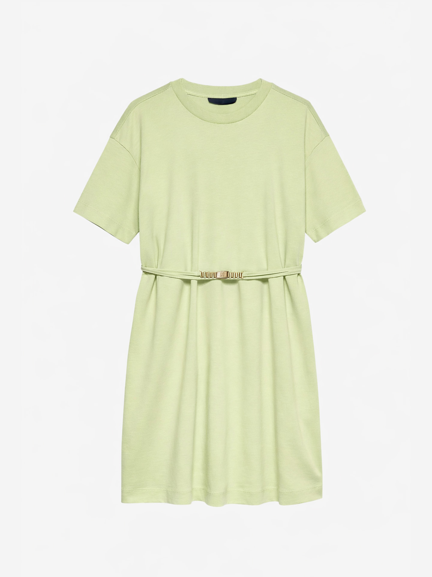 T-shirt jurk met ceintuur