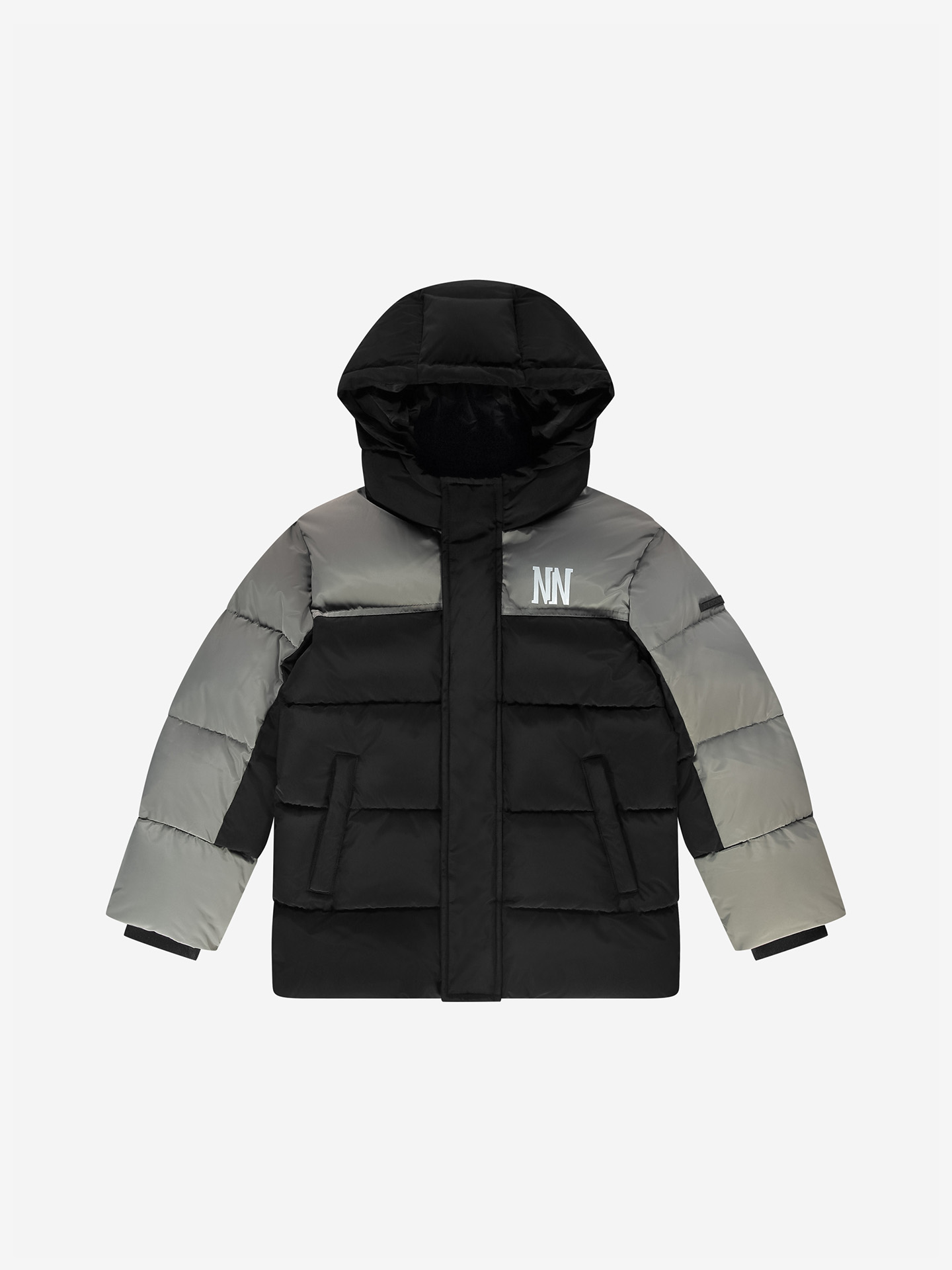 Padded puffer jacket with logo
