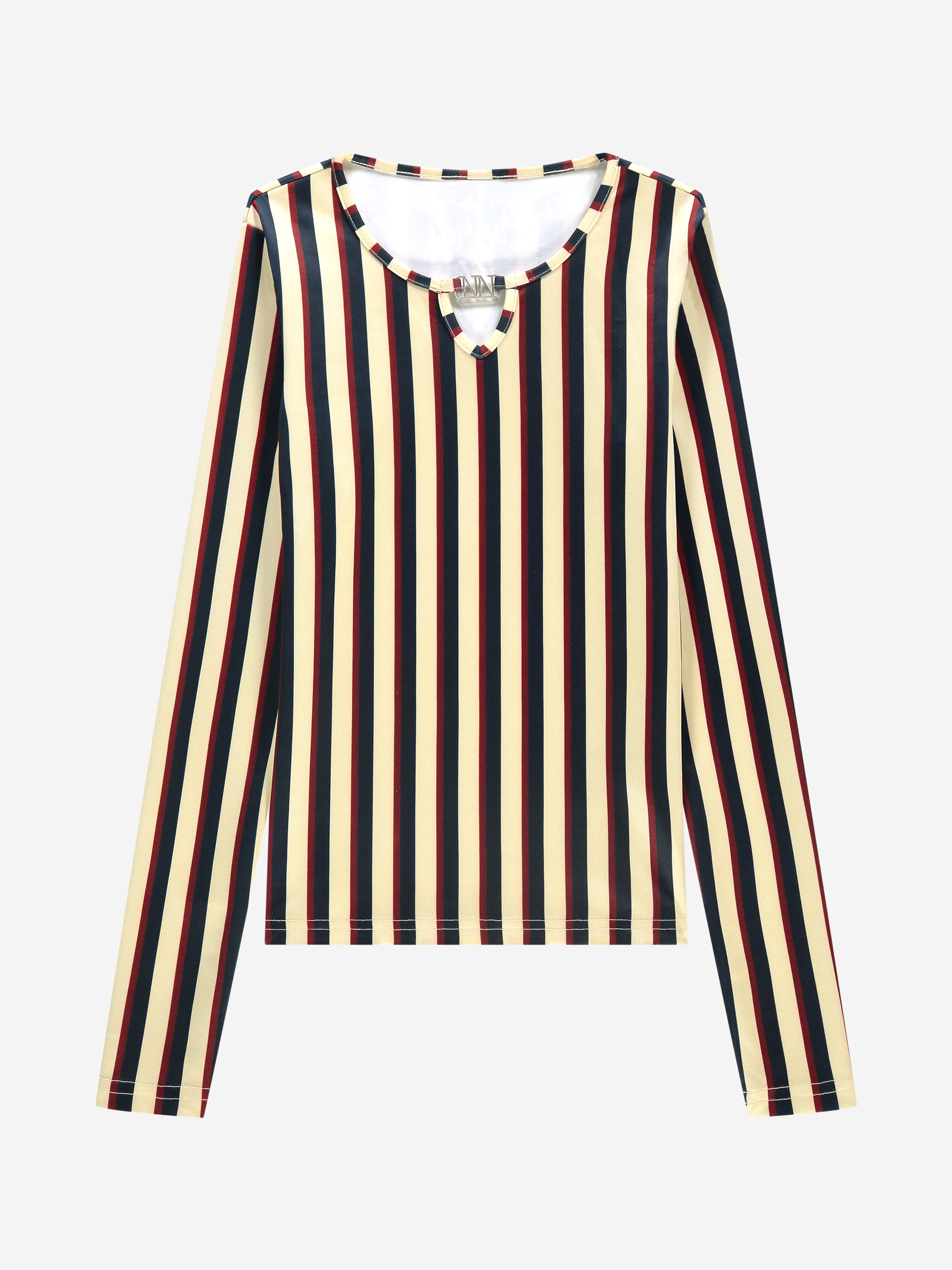 Striped LS Top