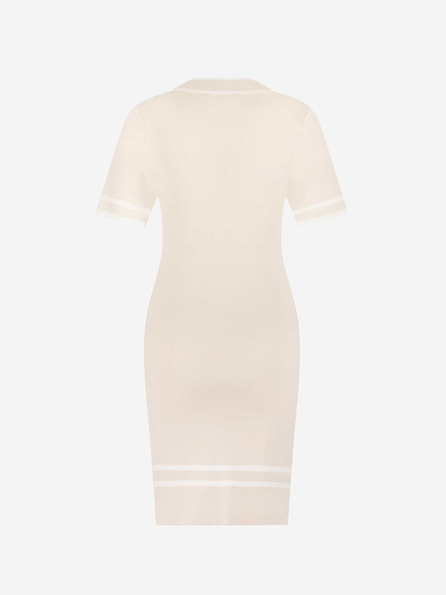 Fitted dress with chain detail
