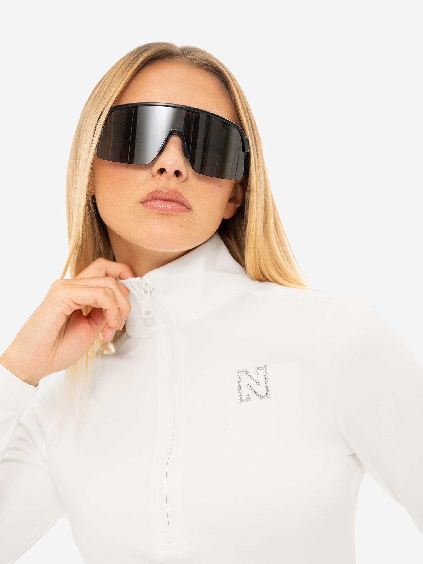 Ski pully with Swarovski N logo