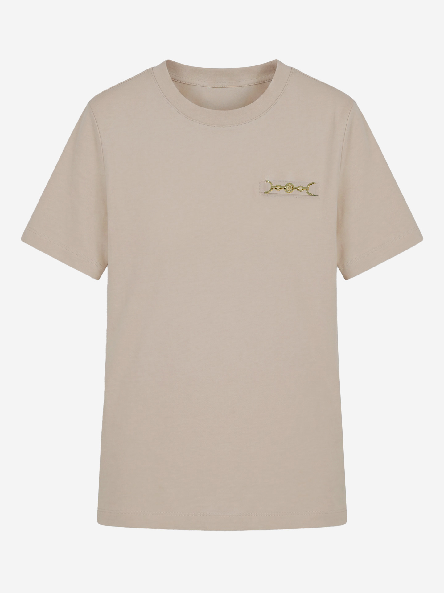 T-shirt met ketting detail