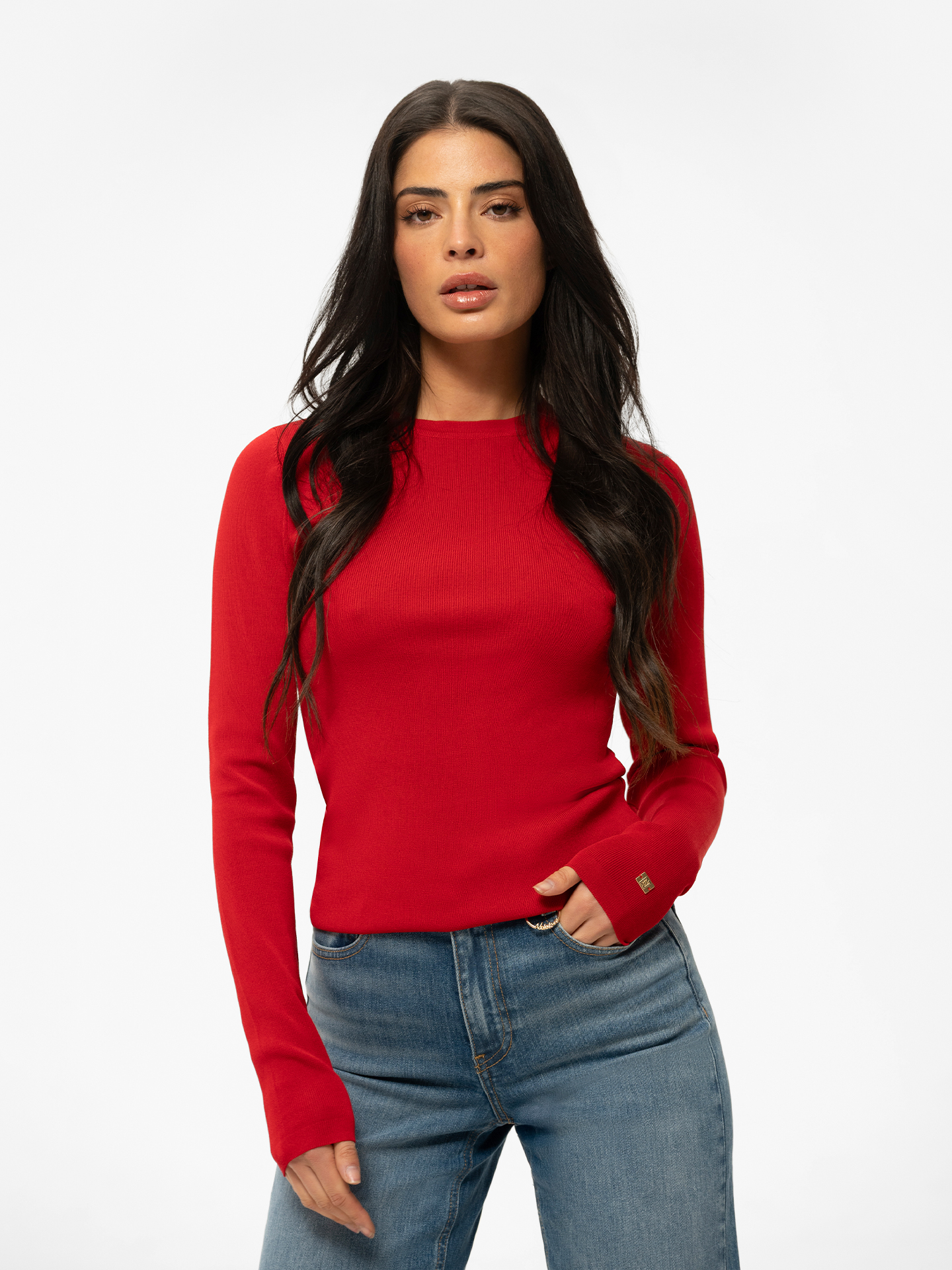 Jolie Top LS Round Neck