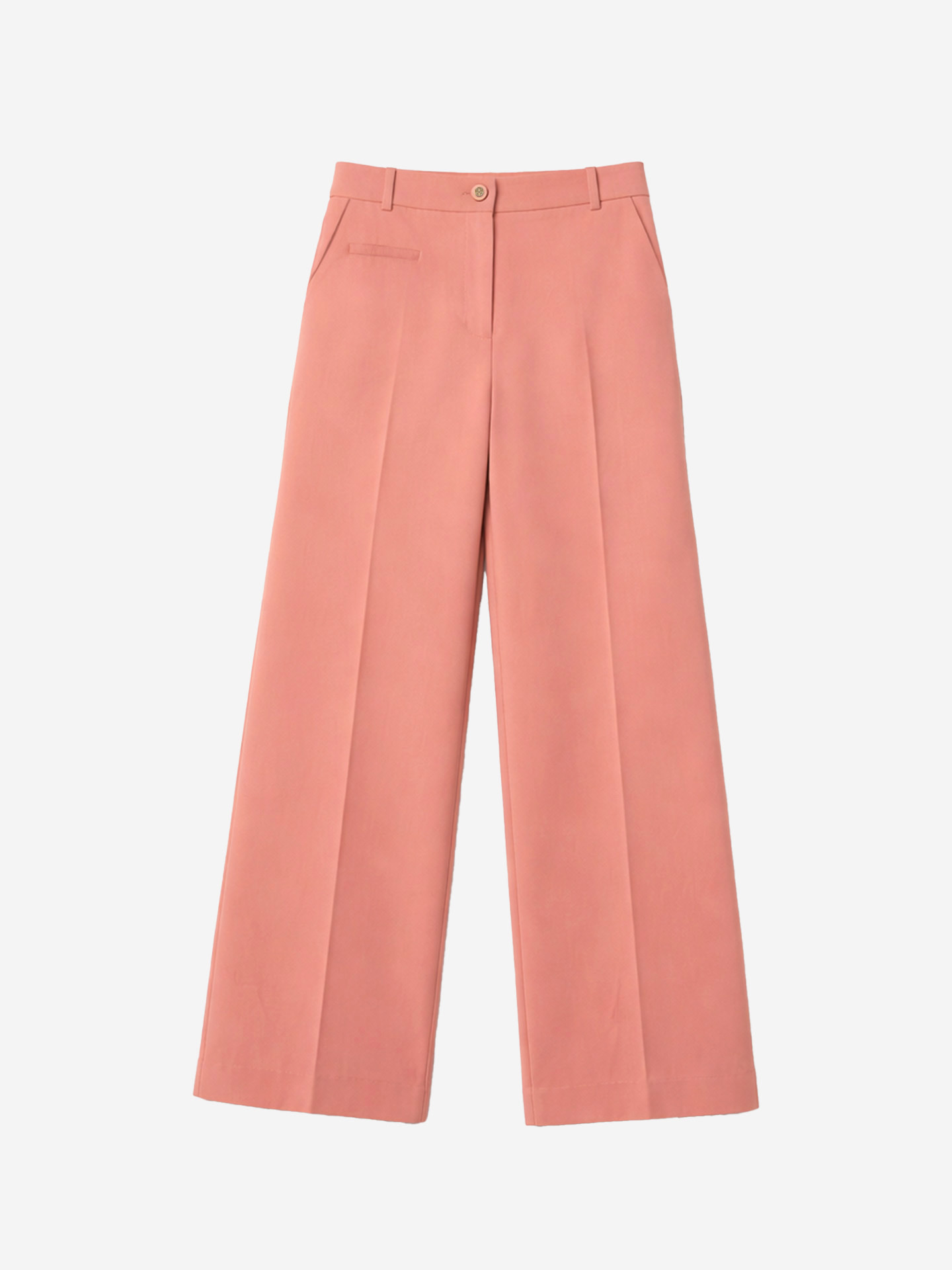 Pantalon met persvouwen