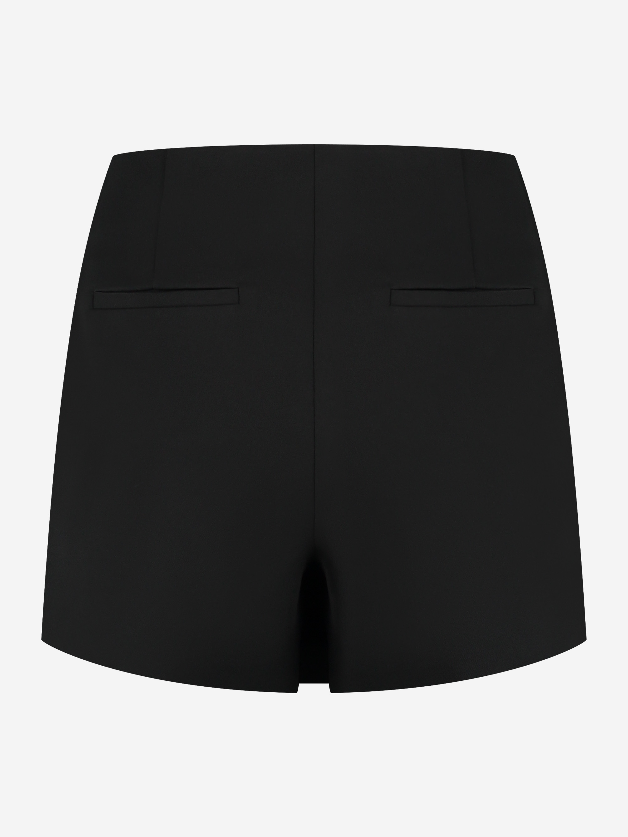 Aansluitende skort met asymmetrische voorkant