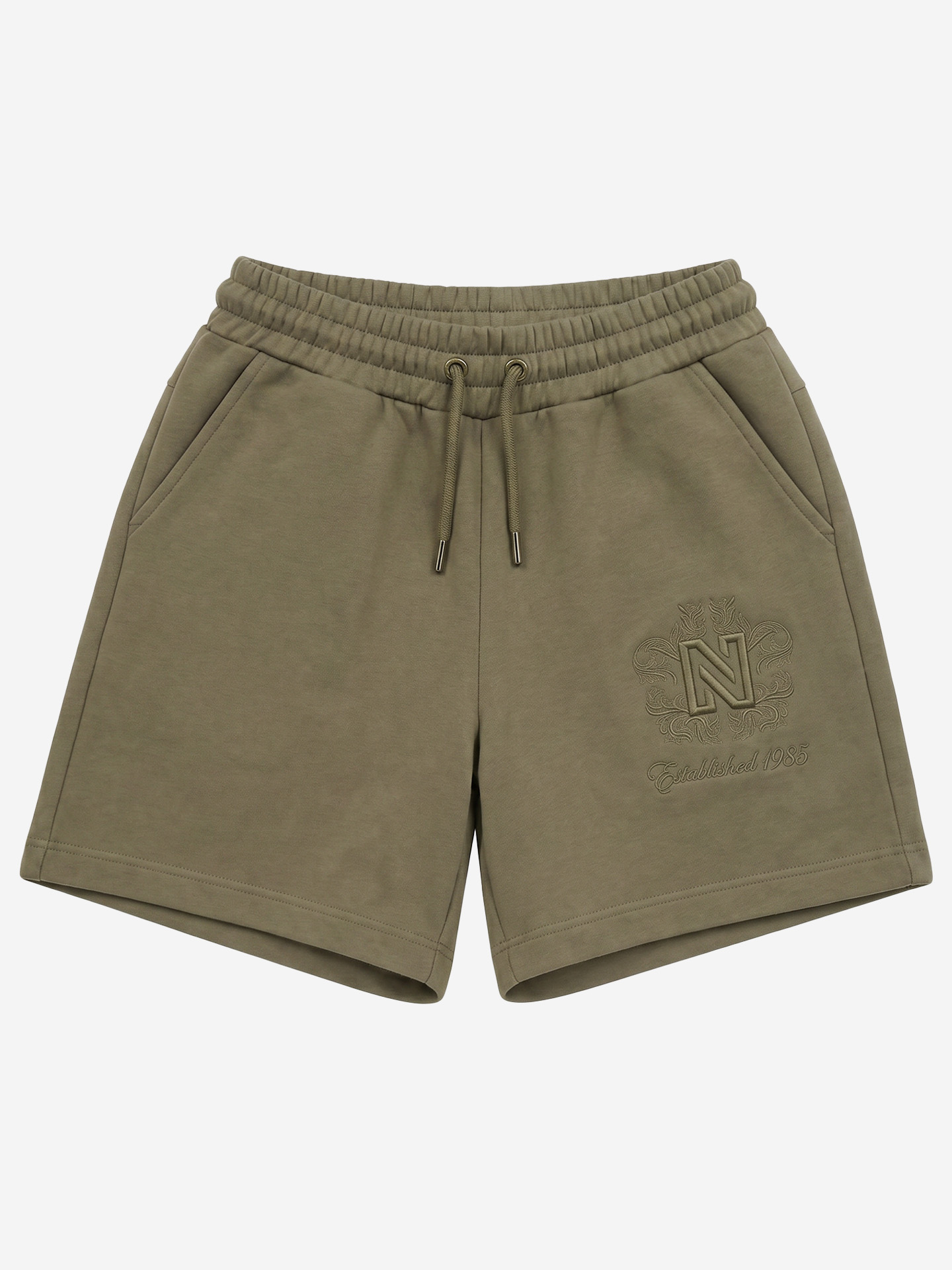 Sweat shorts with embroidered logo