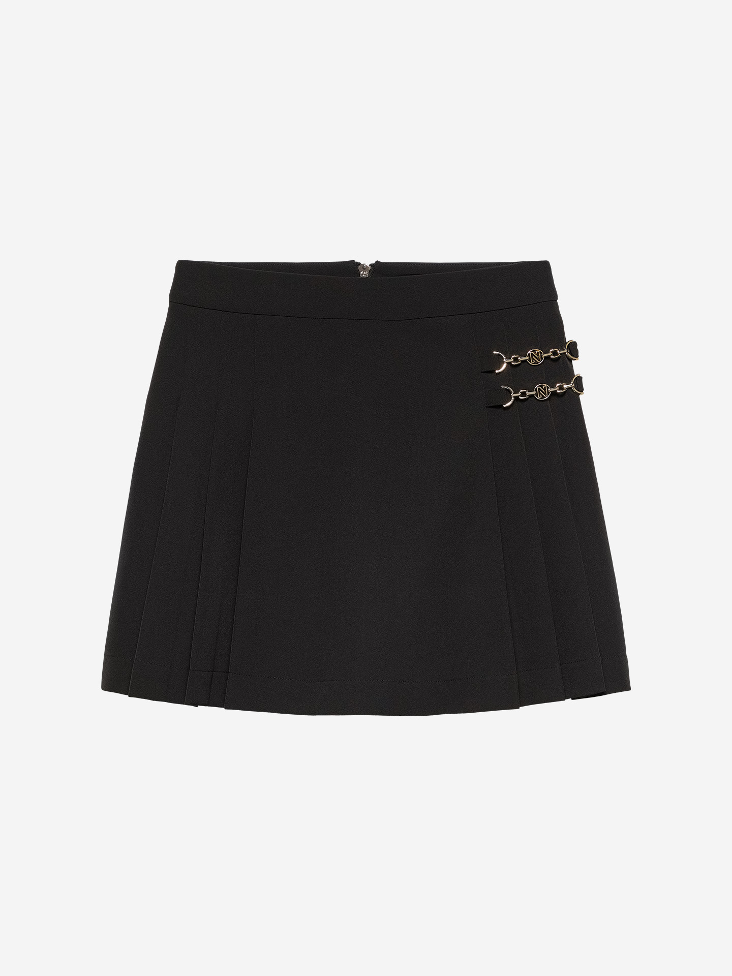 A-lijn rok met kettingdetails