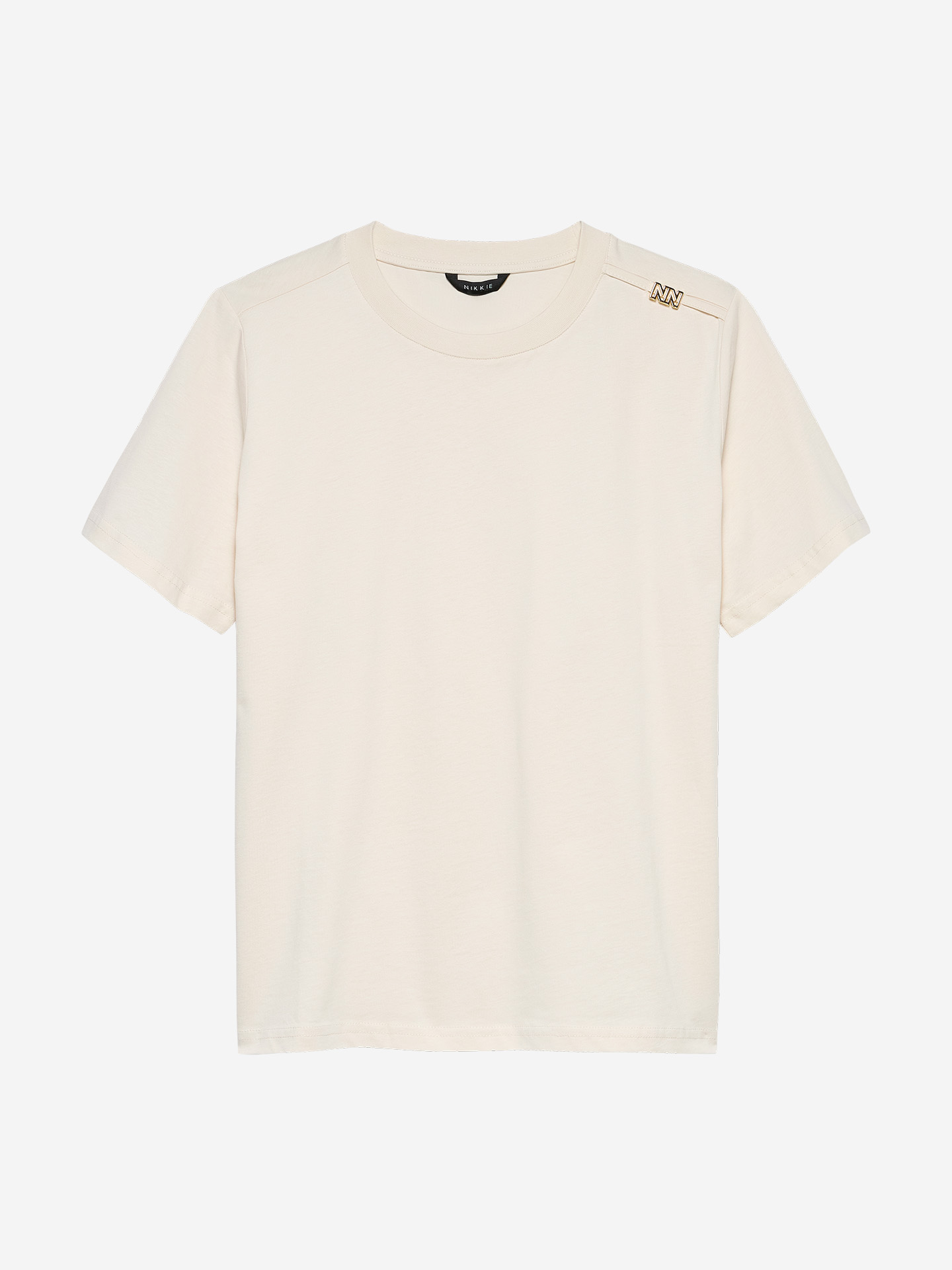 T-shirt met logo detail