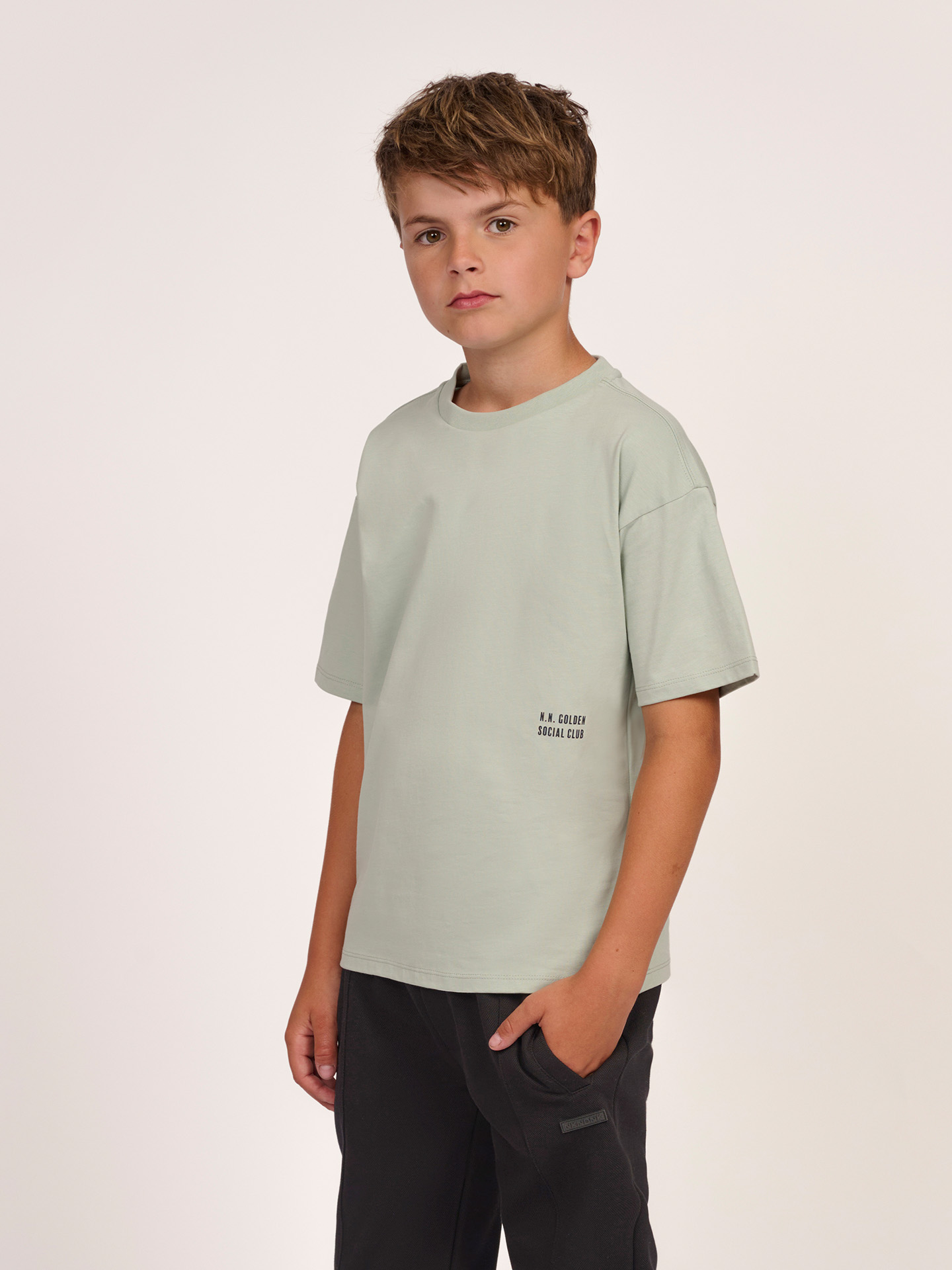 Oversized T-shirt with text print