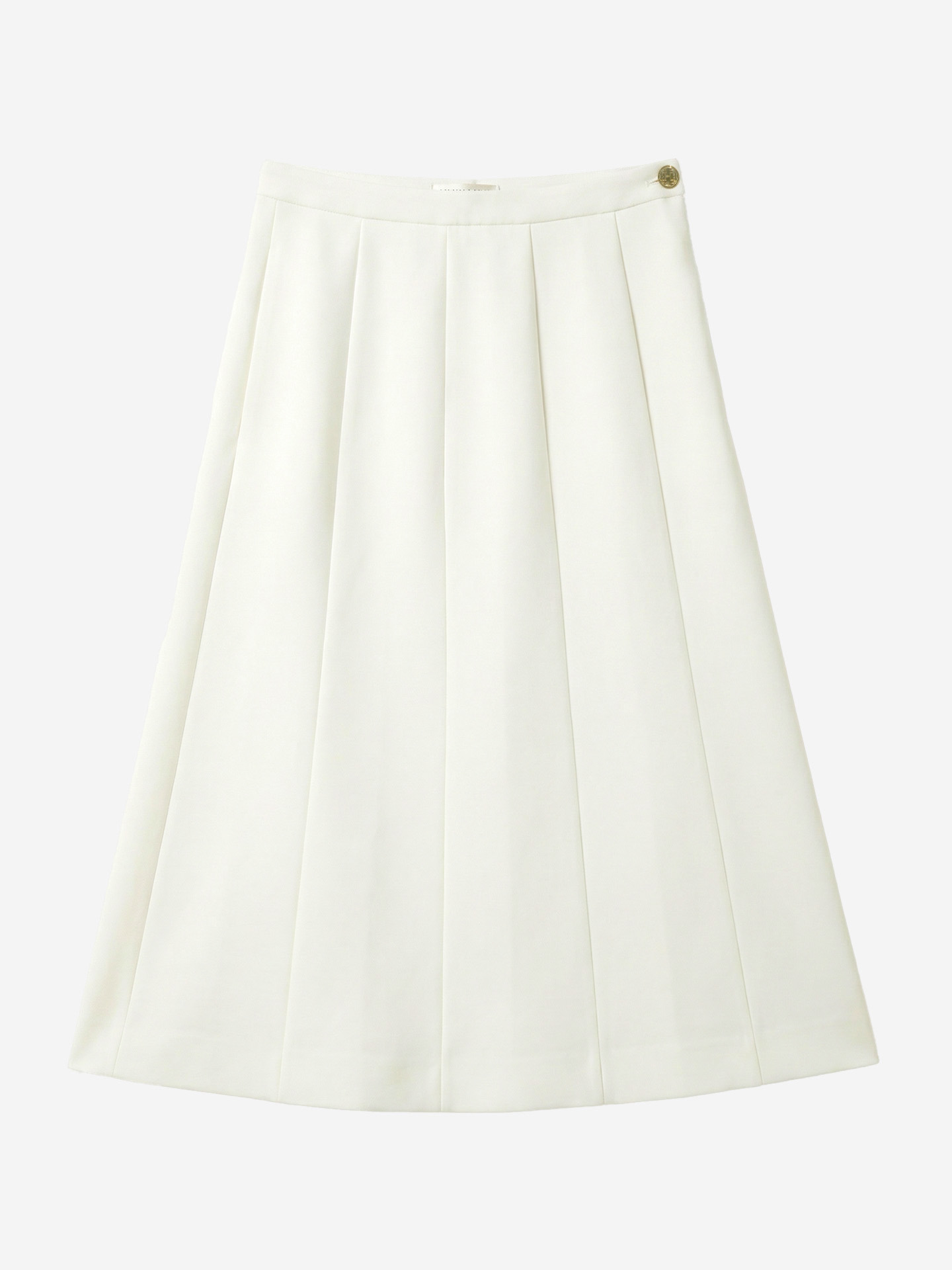 Midi A-line skirt