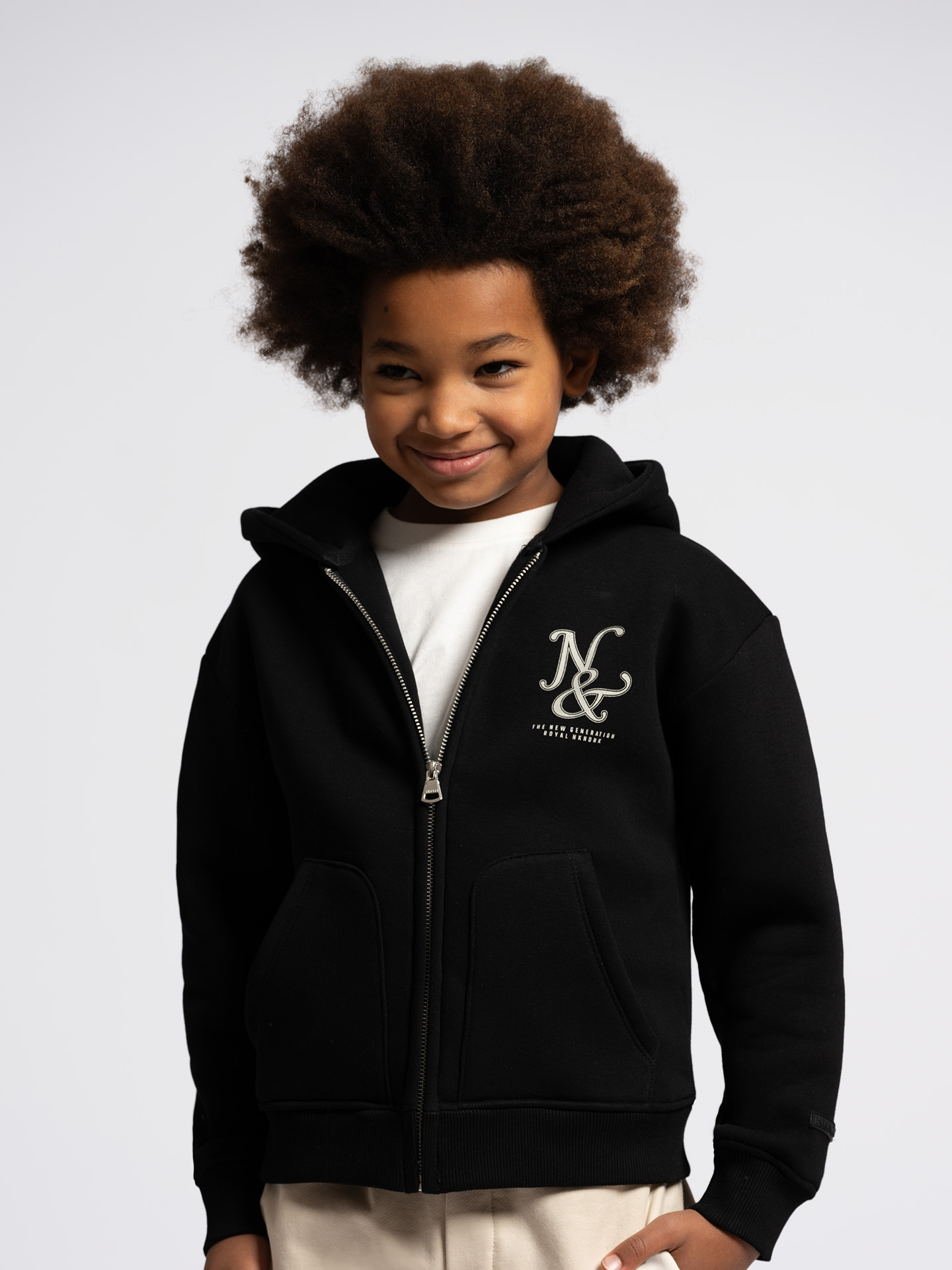 Oversized hoodie with logo