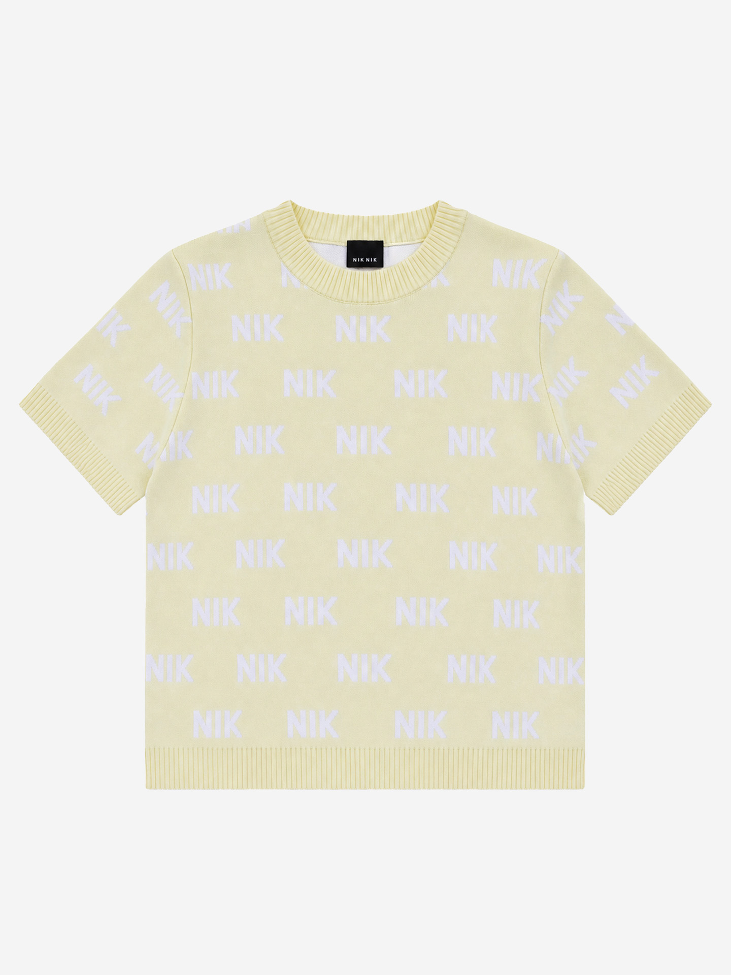 Sweater with logo pattern