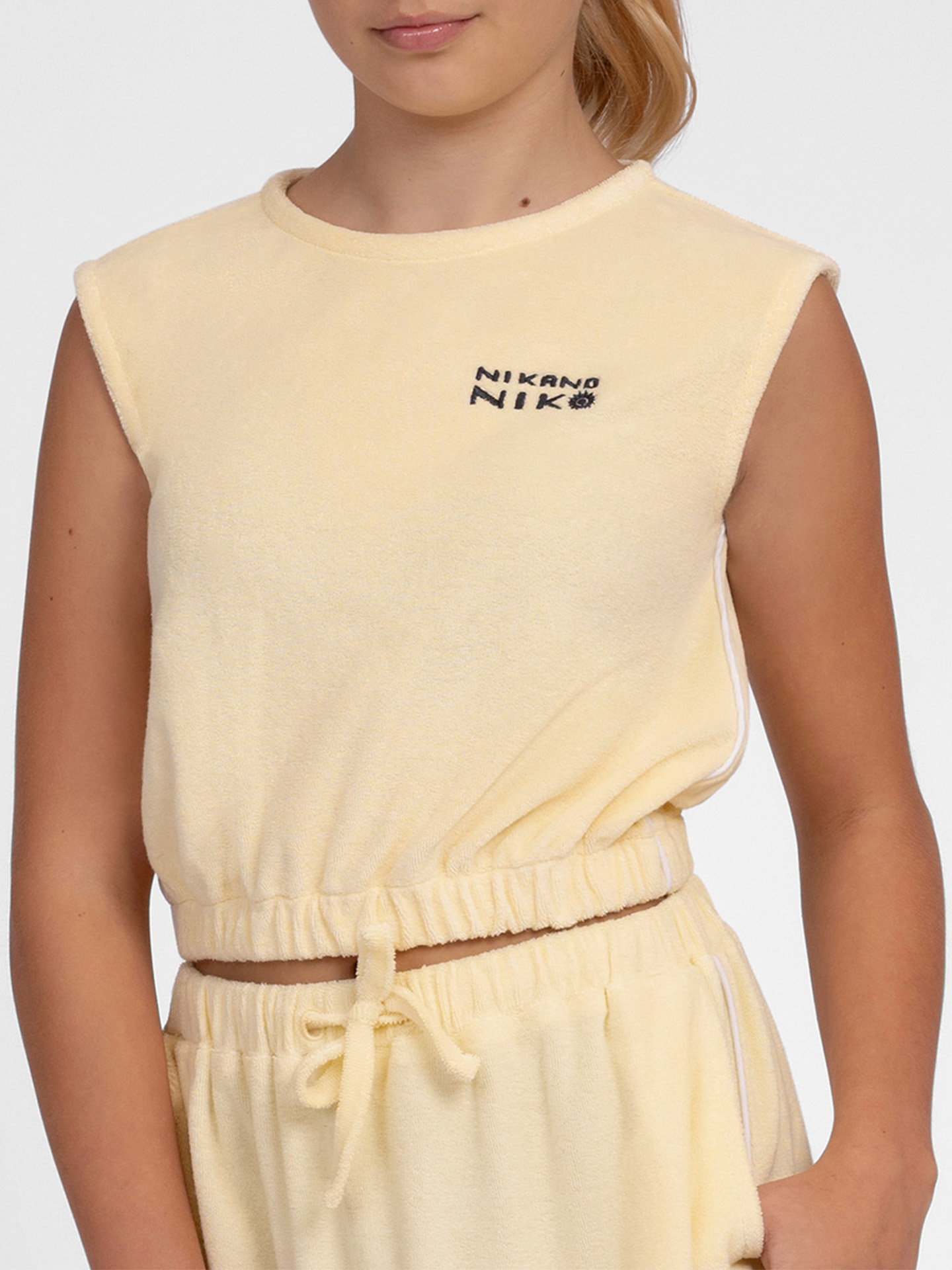 Terry cropped top