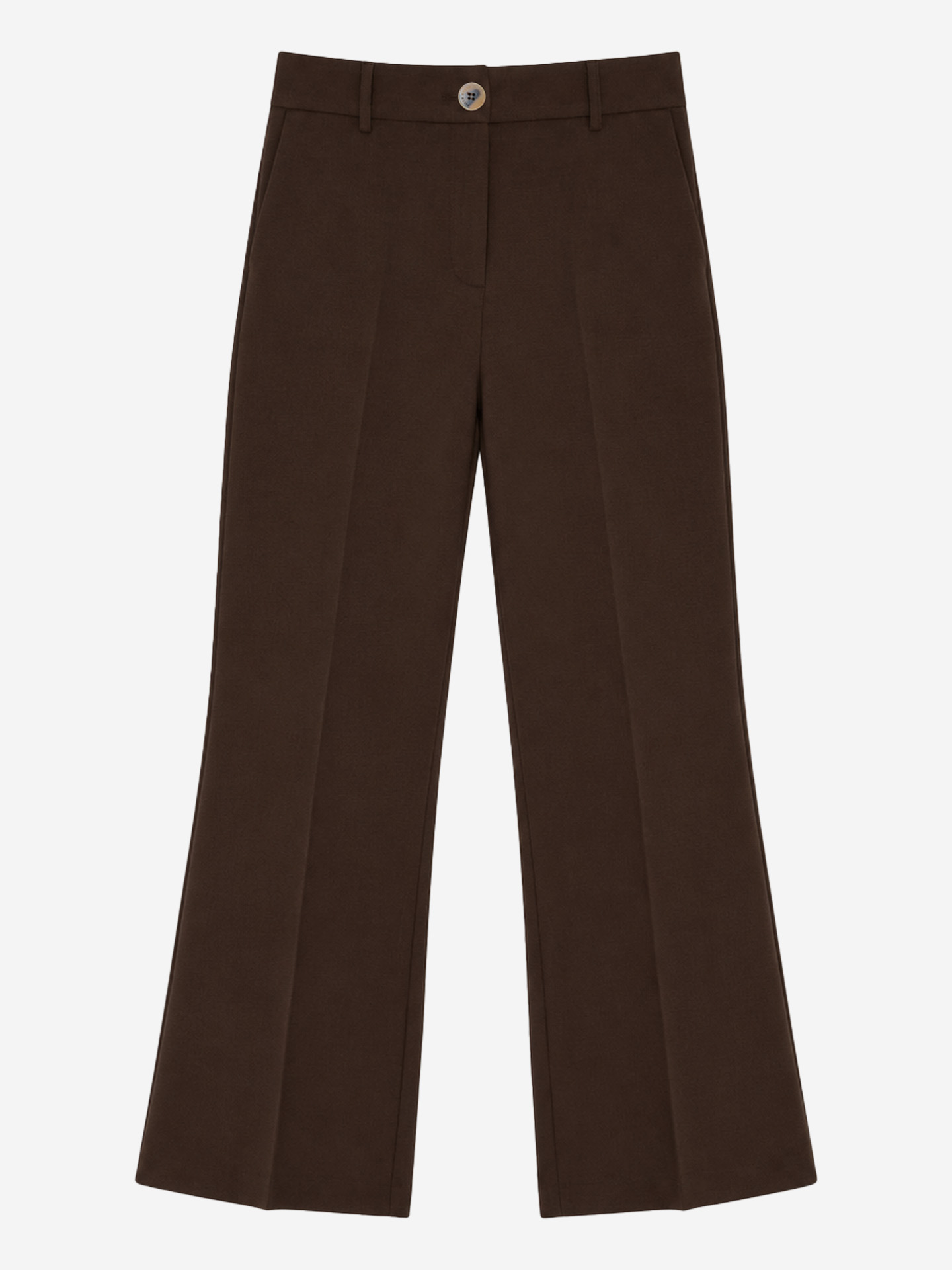 Tailored pantalon met rechte pijpen