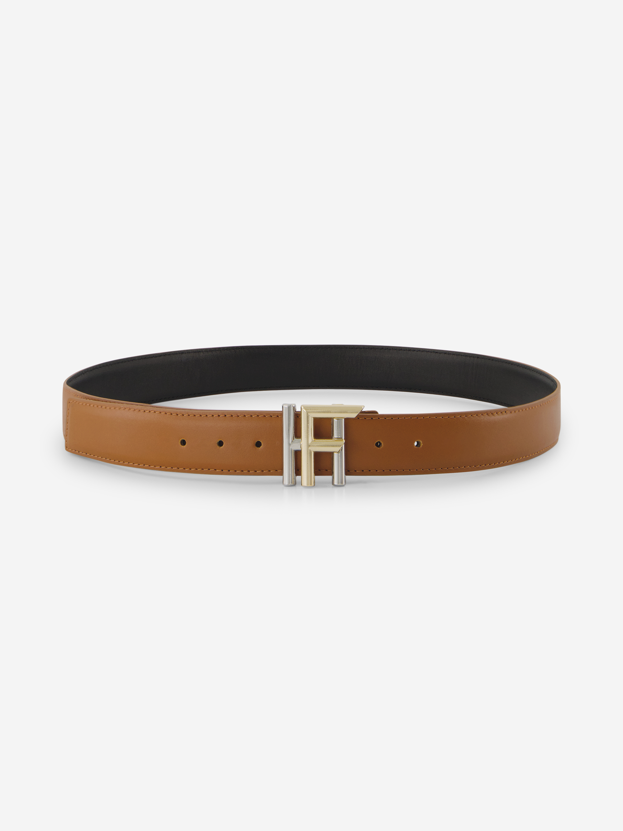 Leren riem met FIFTH HOUSE gesp