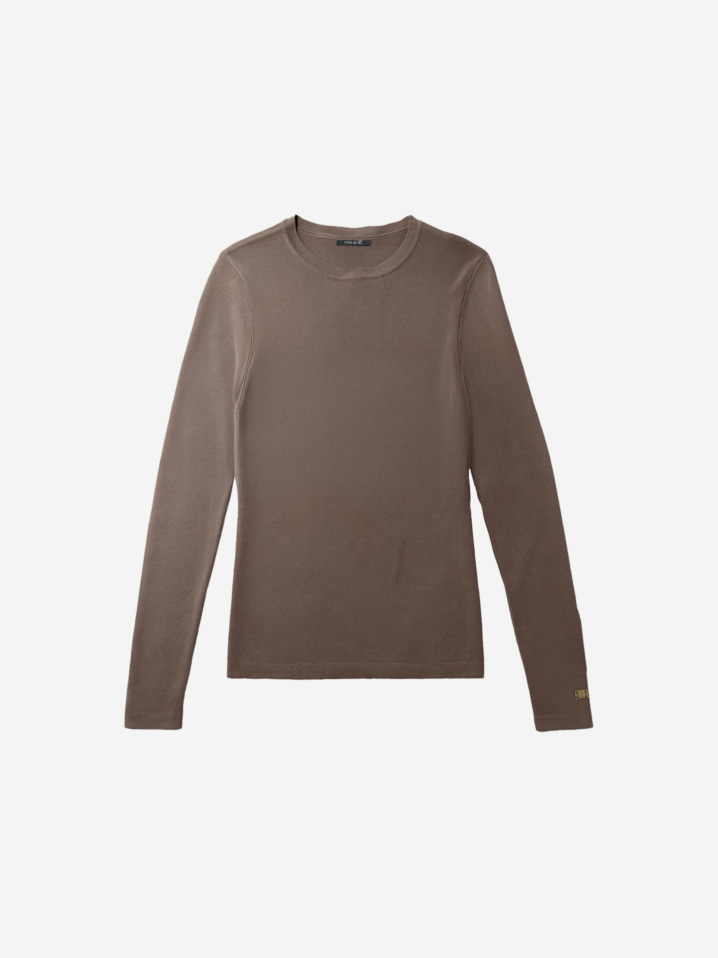 Fitted top with long sleeves