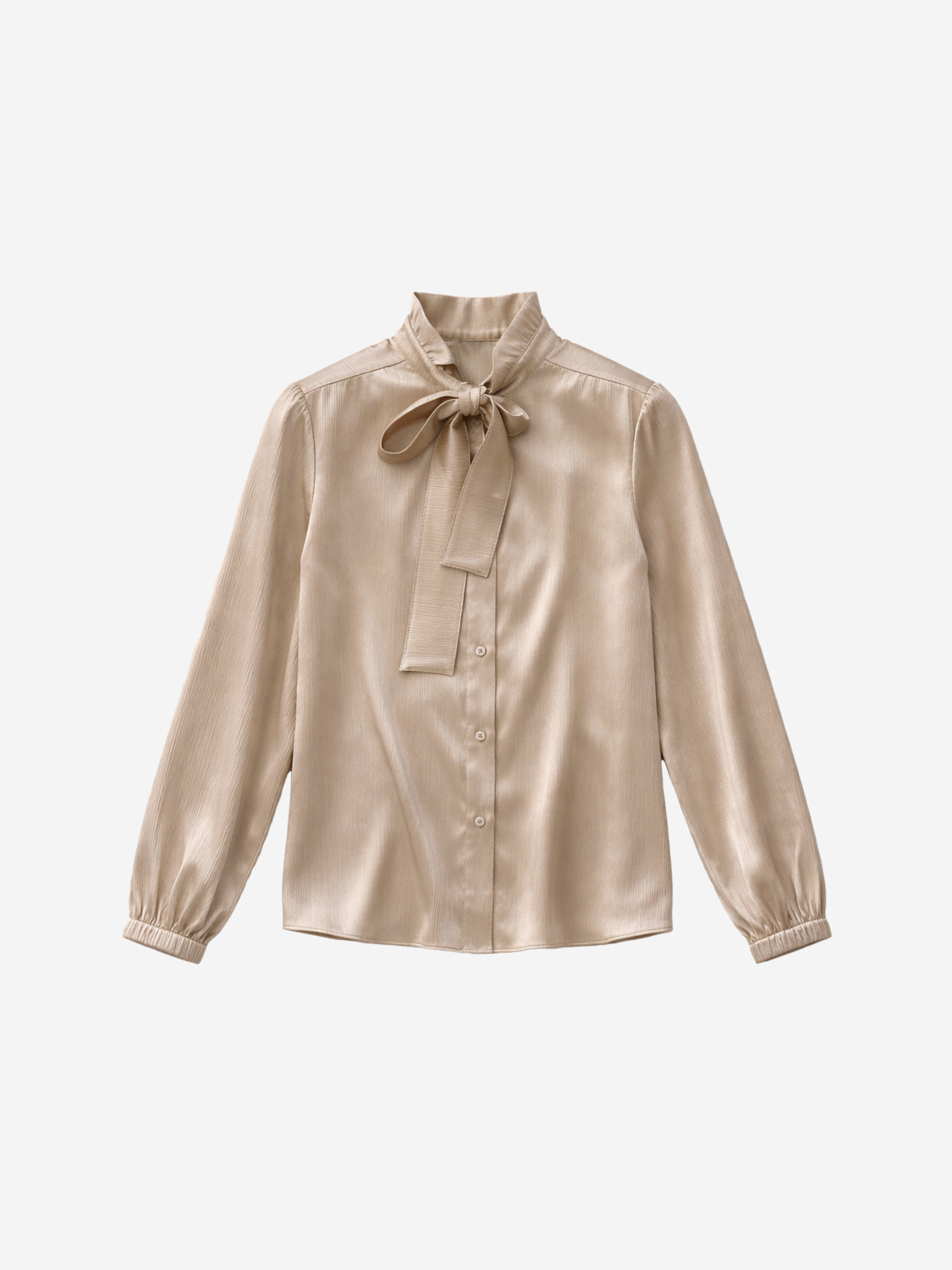 Blouse met strikdetail