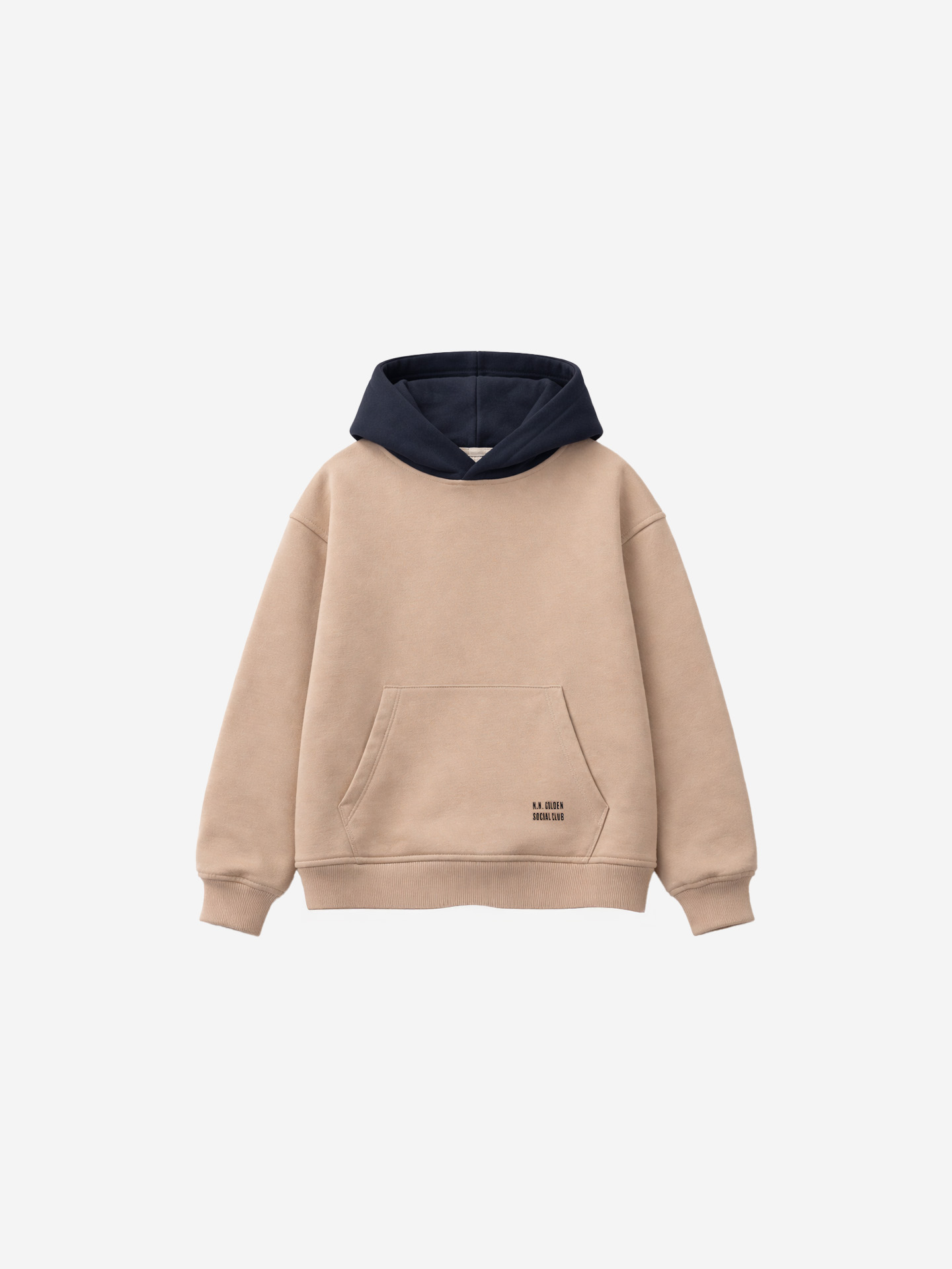 Oversized hoodie with logo print