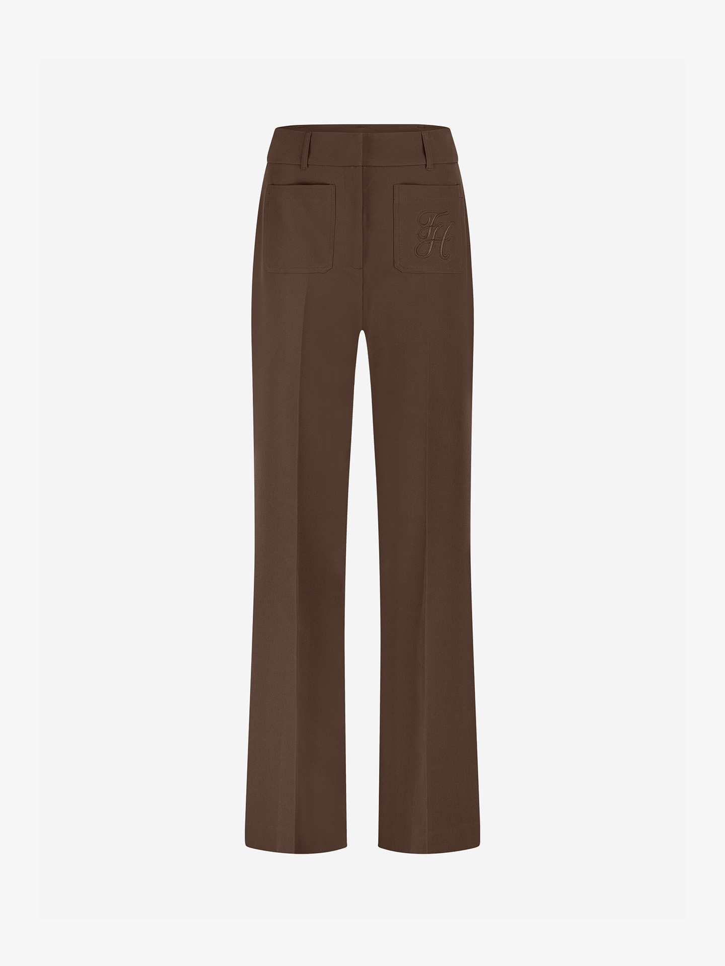 Pantalon met geborduurd logo