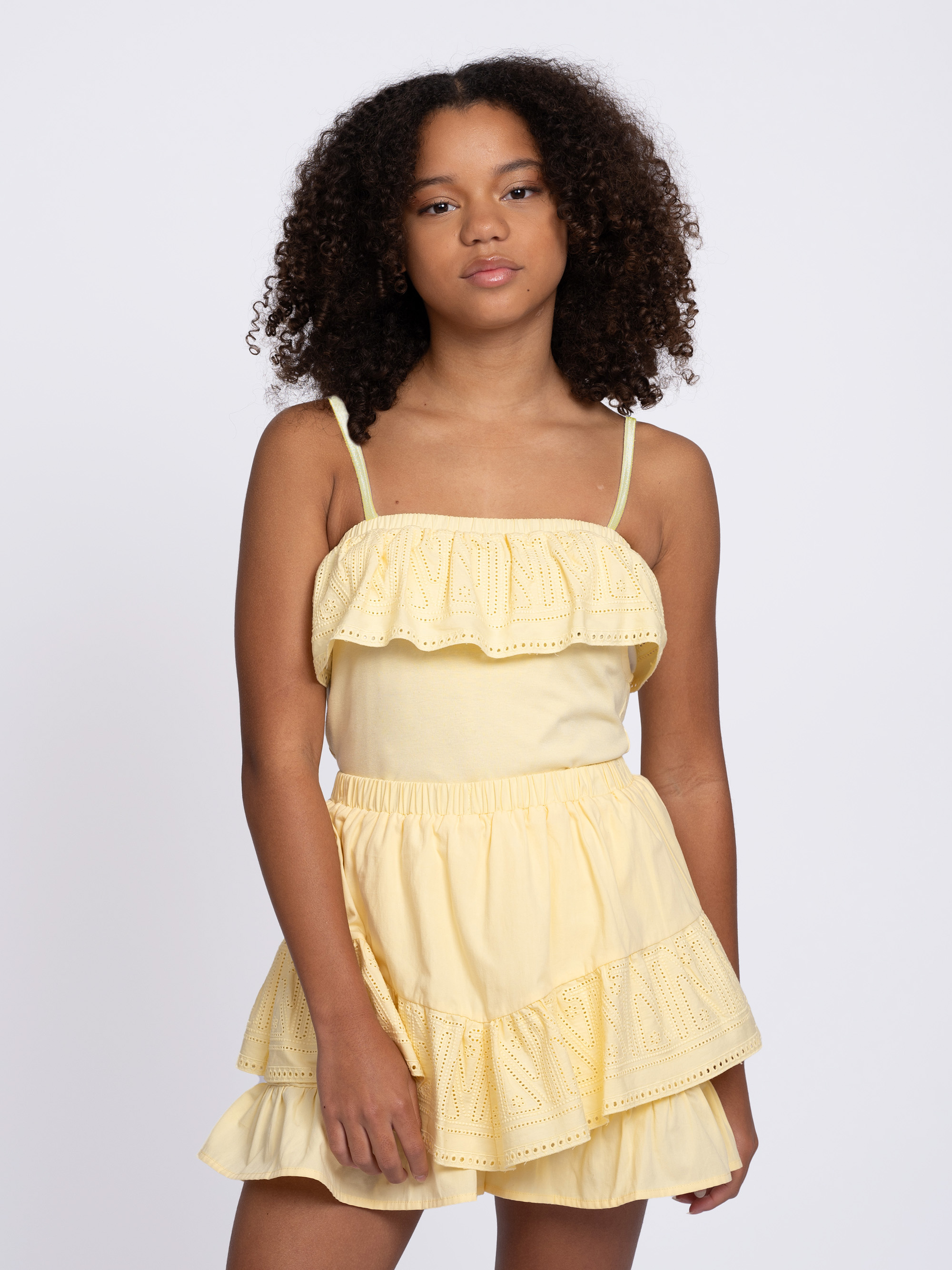 VIVANO × JURK / Ruffle Shorts Buy YATHON Smocked Ruffle Short Mini Dress for Women Square Neck