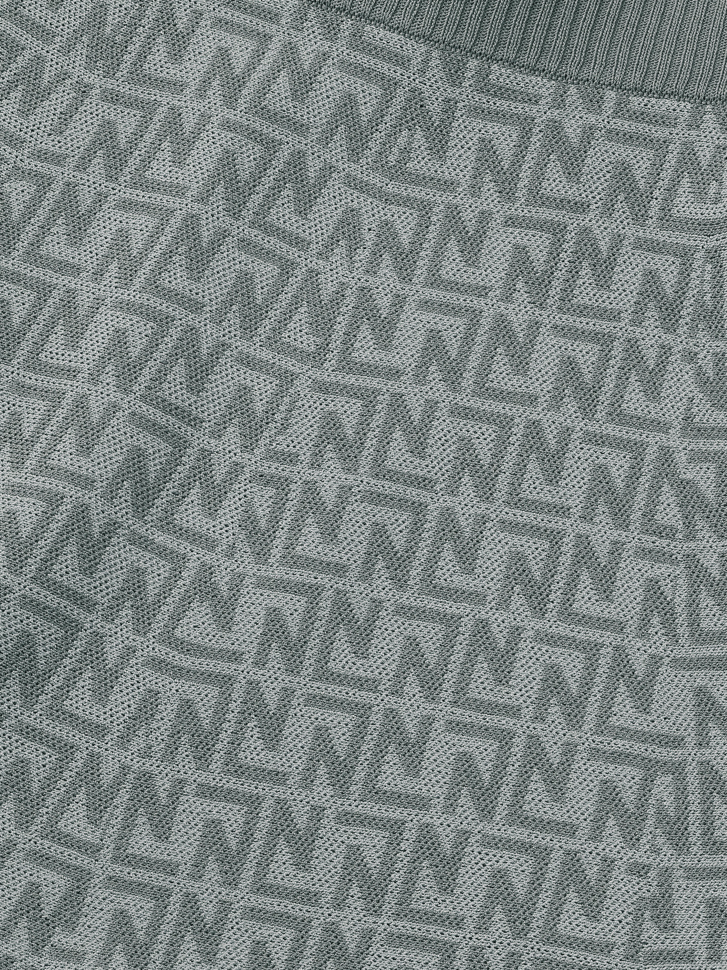 A-line skirt with logo pattern