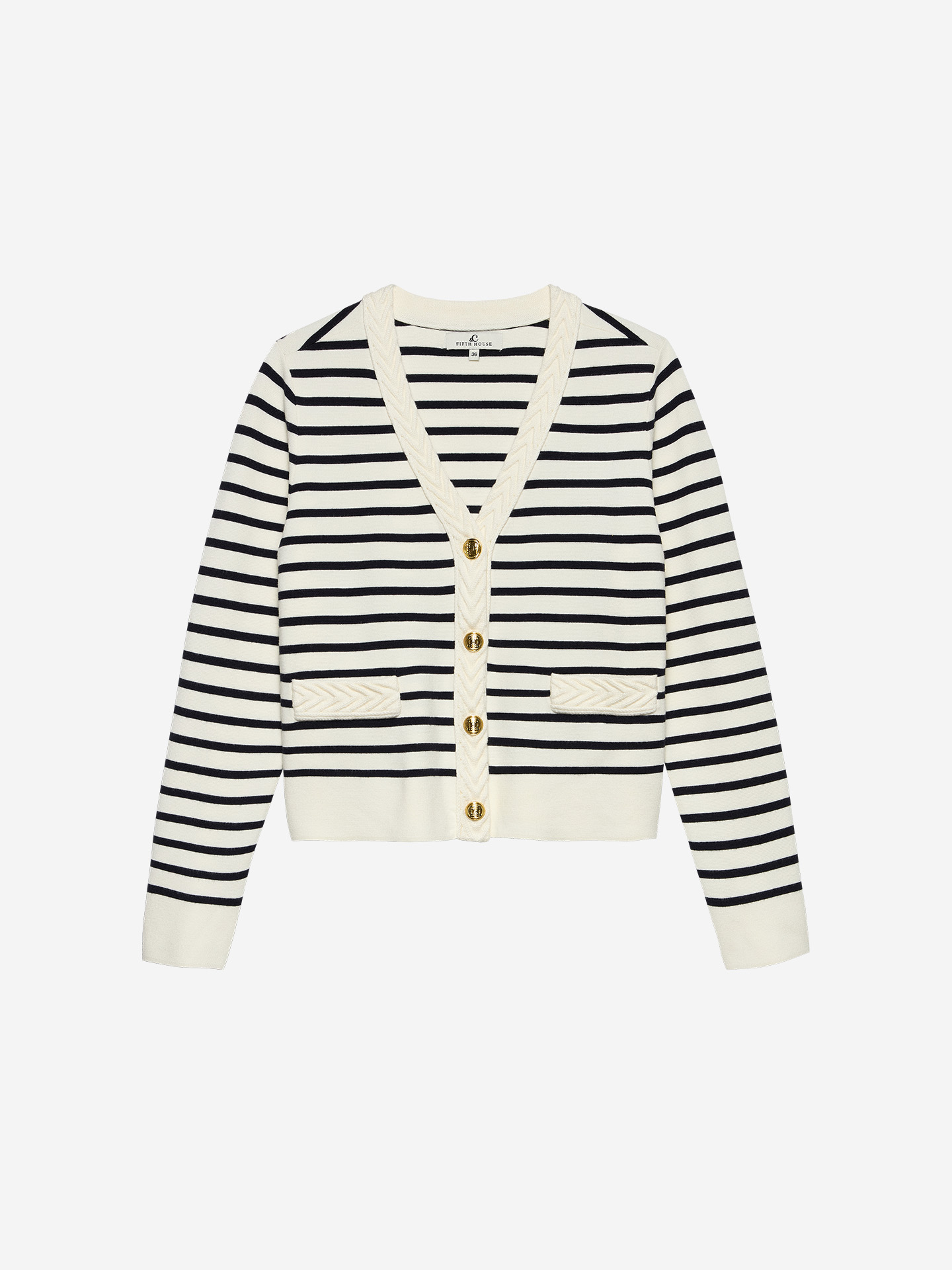 Striped cardigan