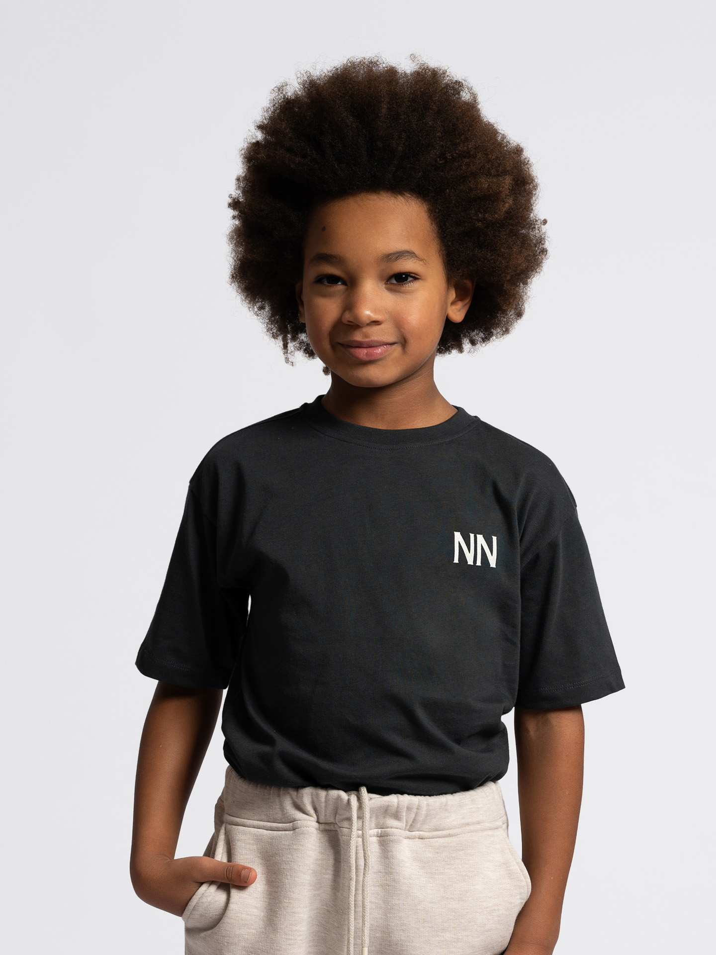T-shirt with print on the back