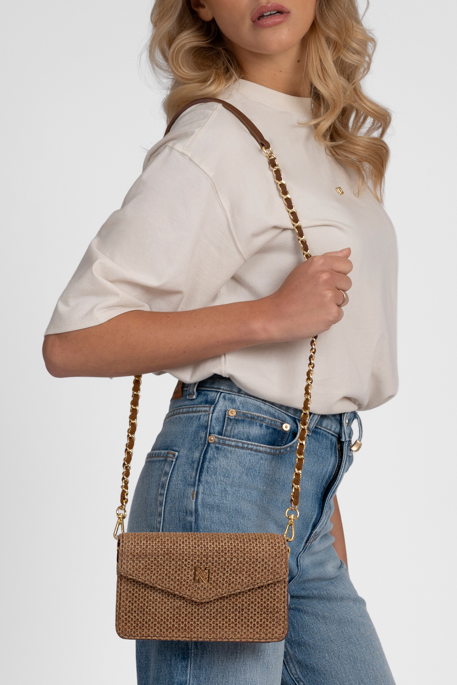 Daxing Raffia Shoulderbag