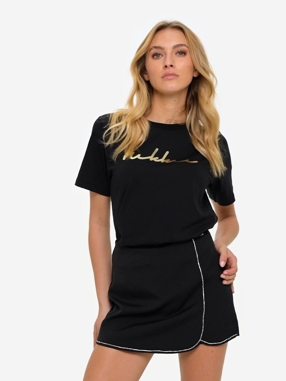 Basic T-shirt met logo