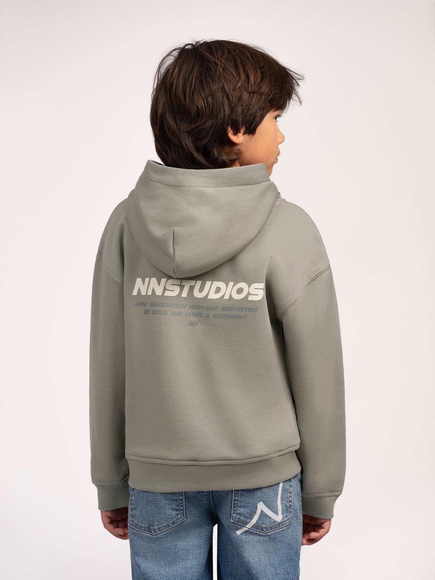 Oversized hoodie with logo