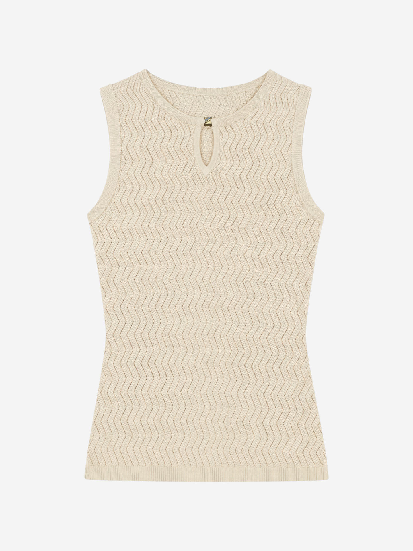 Ajour knit top