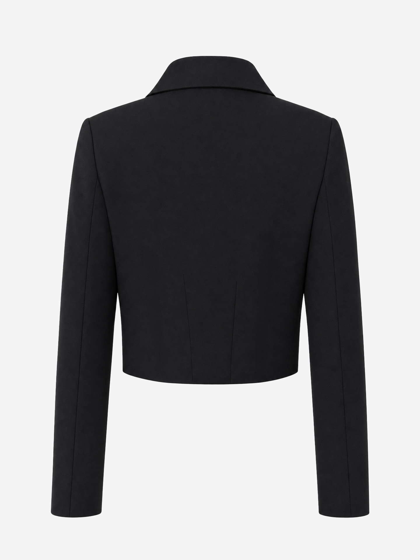 Short jacket with hardware detail