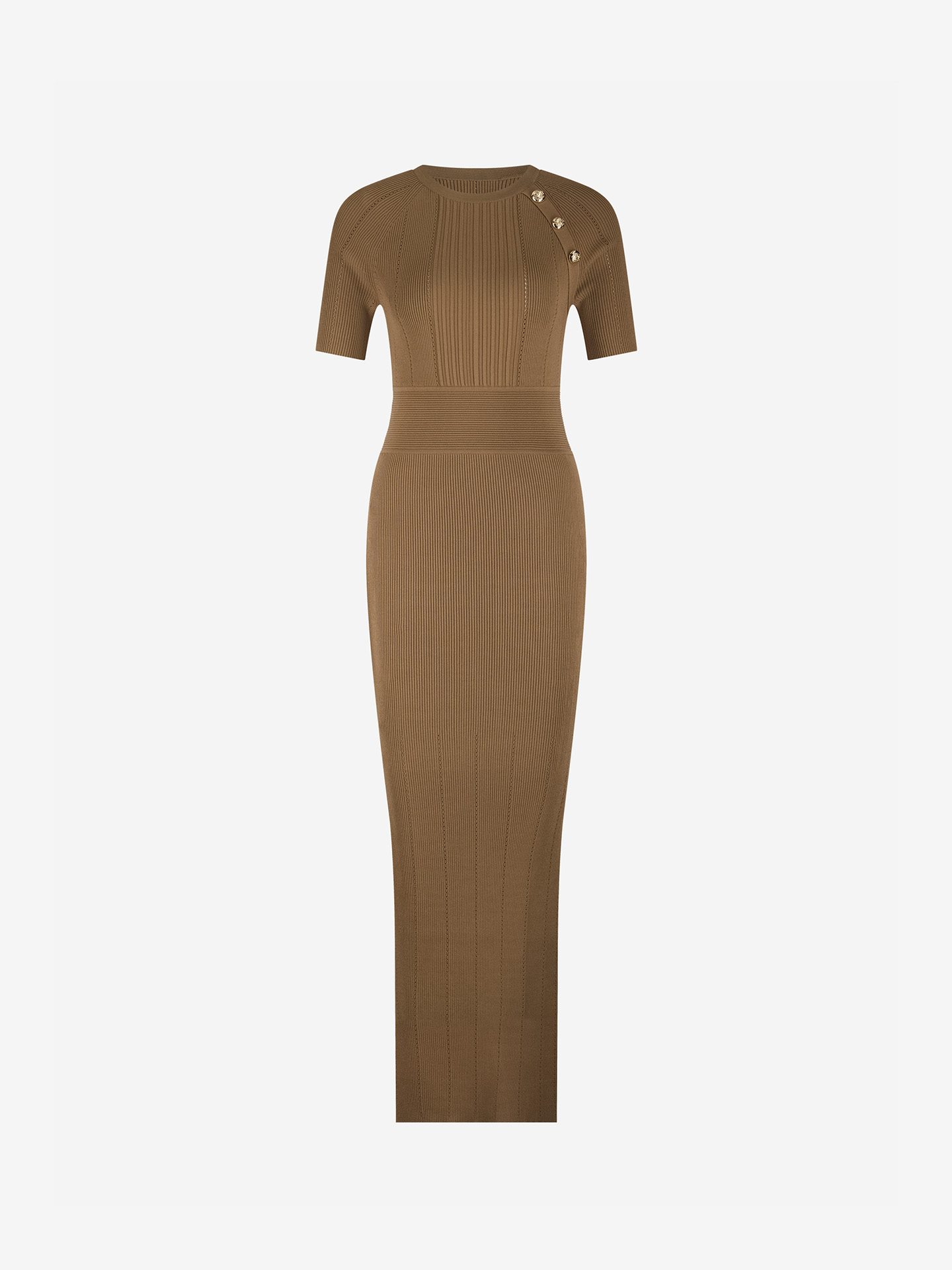Maxi dress with button details