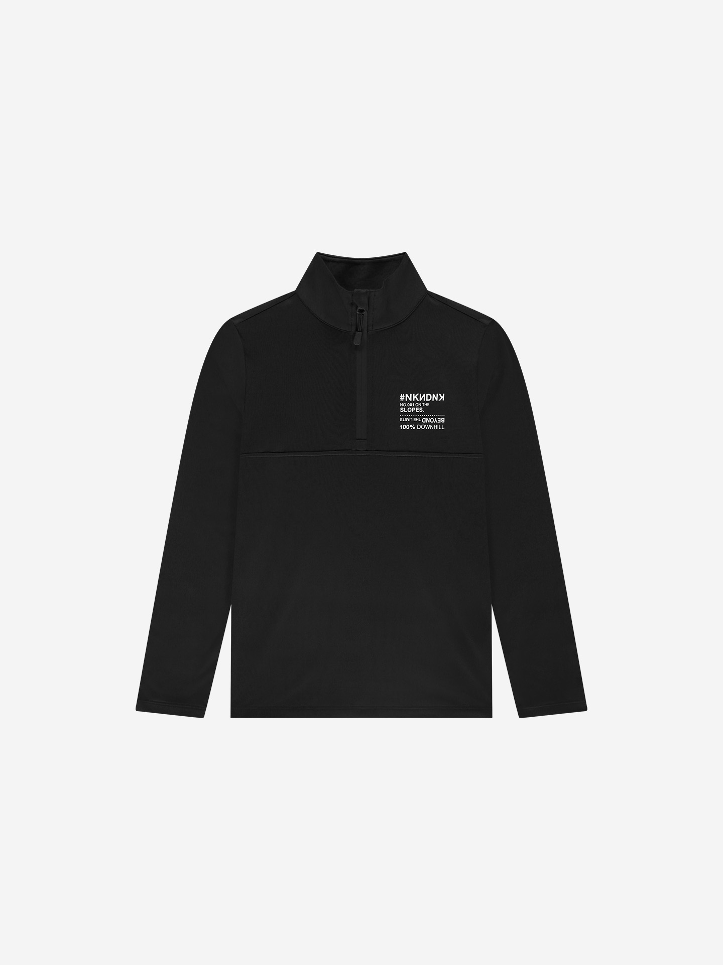 Ski pully met halve rits