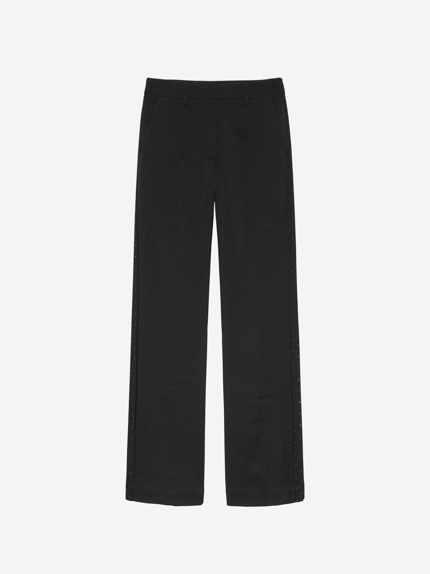 Pants with glitter studs